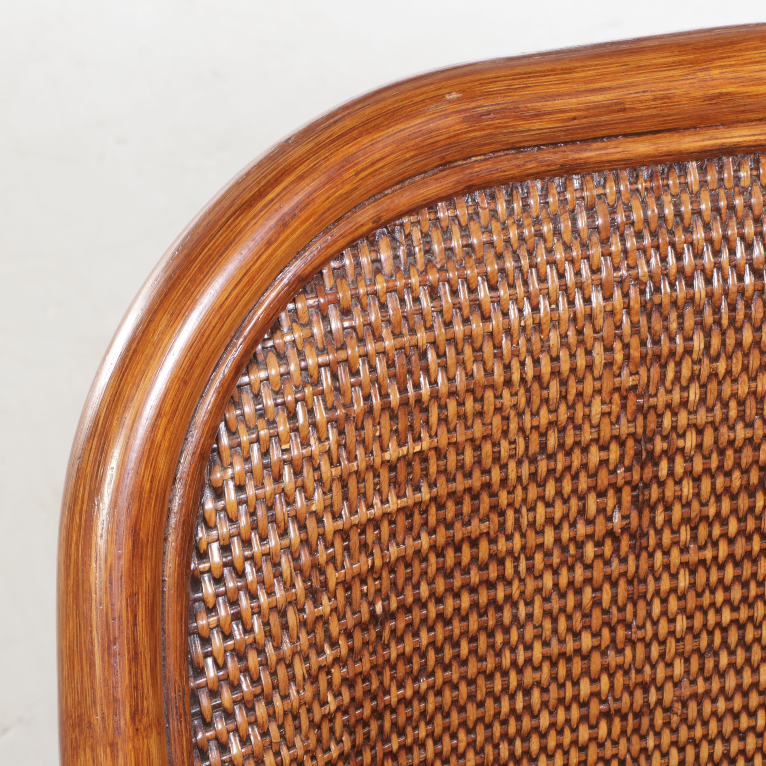 Rattan and Cane Armchair