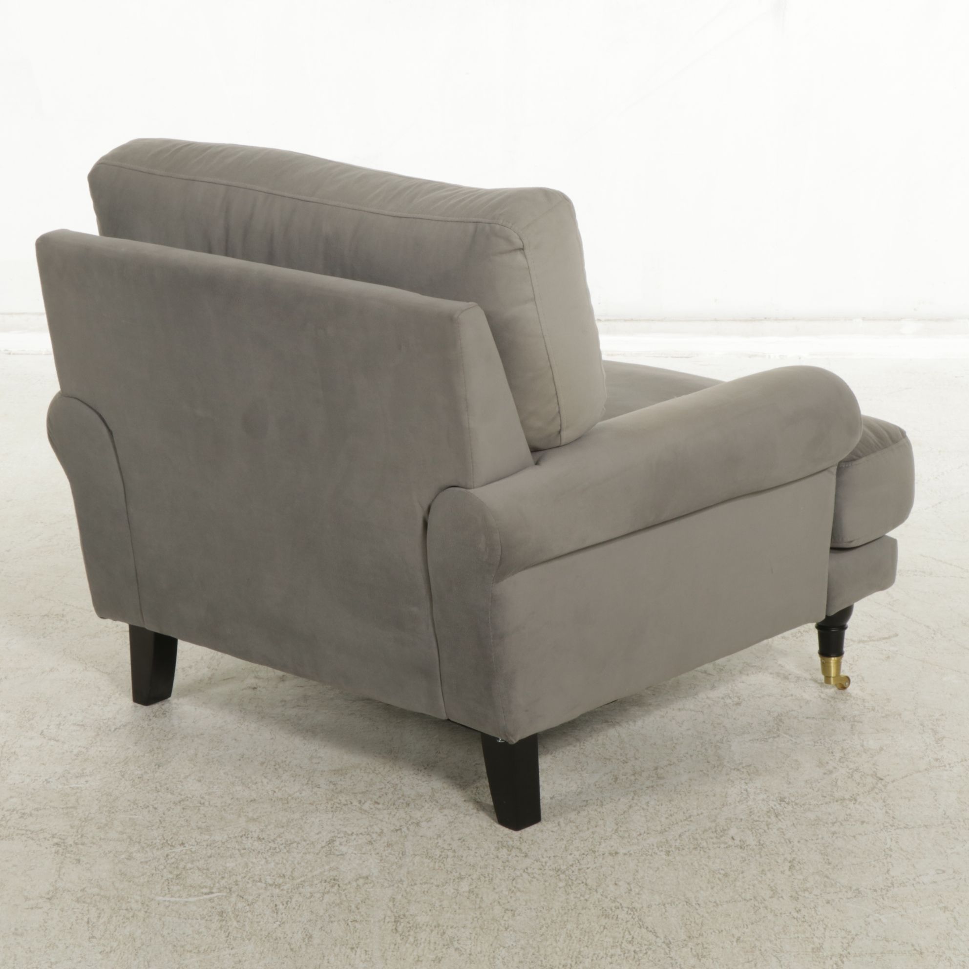 Man Wah "Geller" Upholstered Armchair and Ottoman, 2019