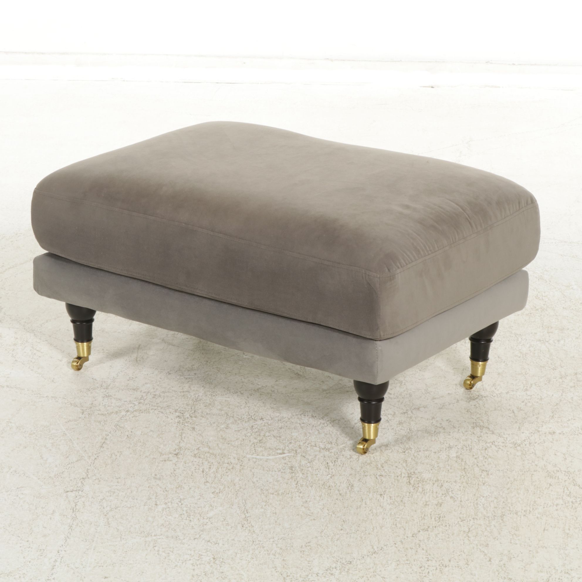 Man Wah "Geller" Upholstered Armchair and Ottoman, 2019