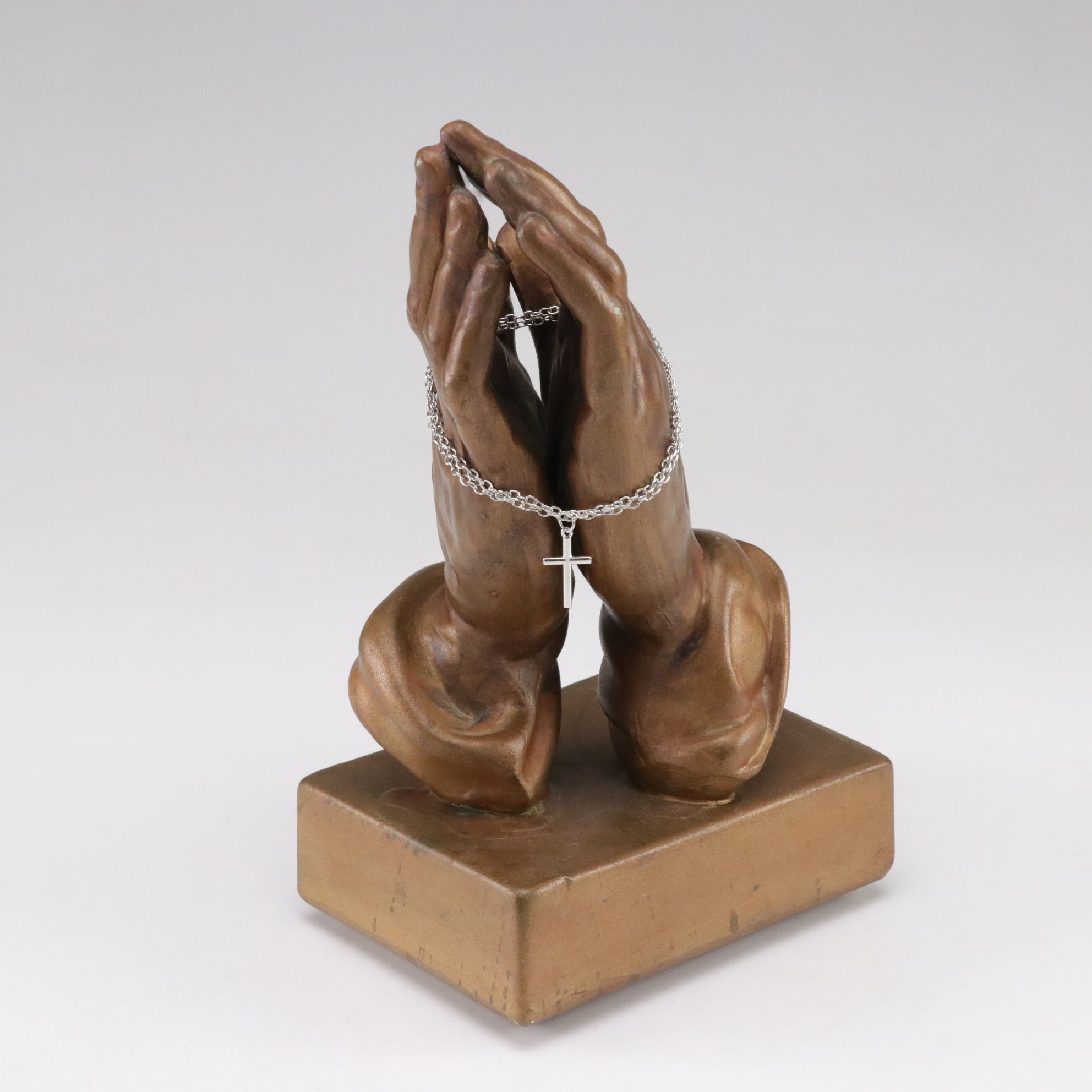 Dresden Lace Madona with Child & Other Christian Figurines