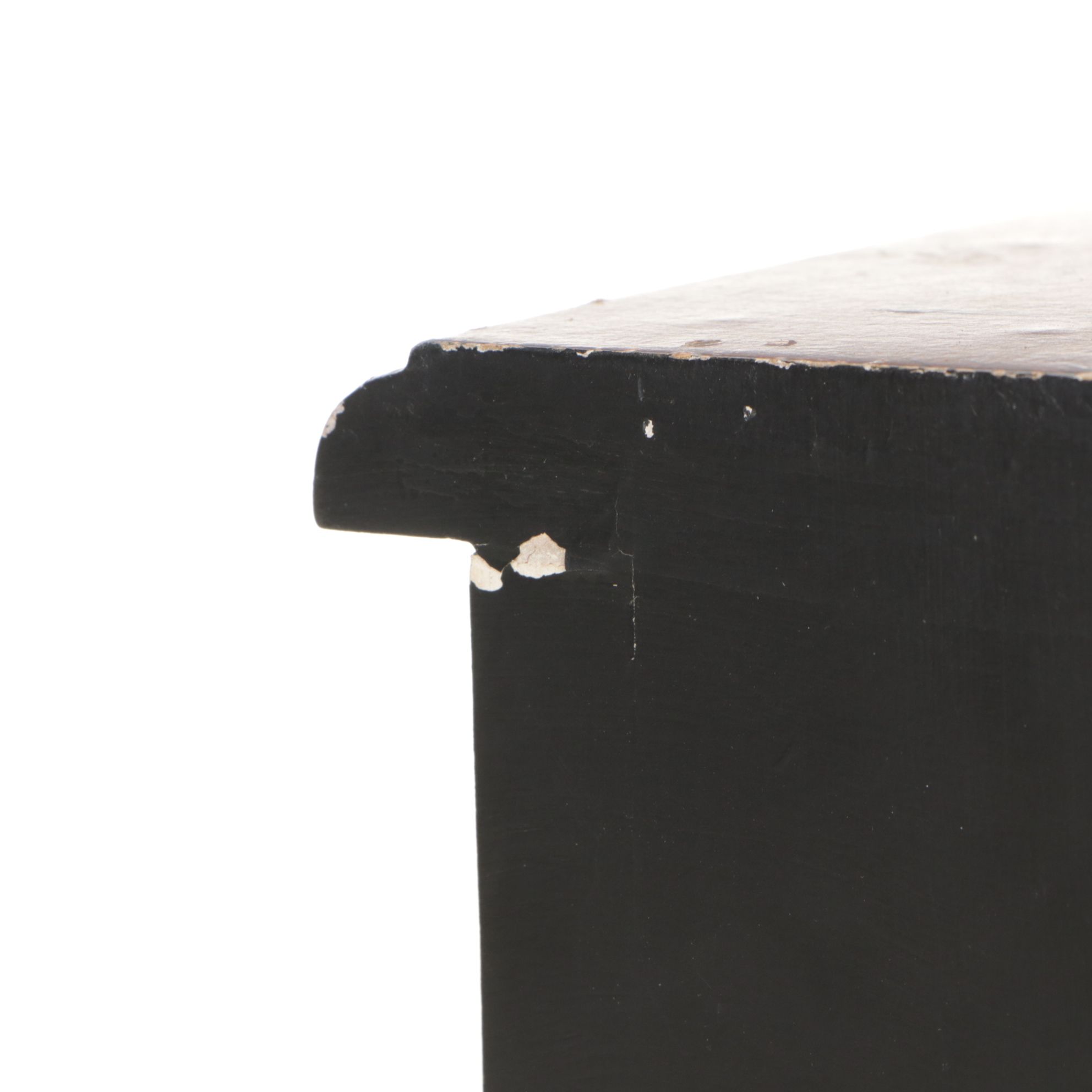 Small Wooden Accent Cabinet with Bouquet and Floral Motif, Late 20th Century