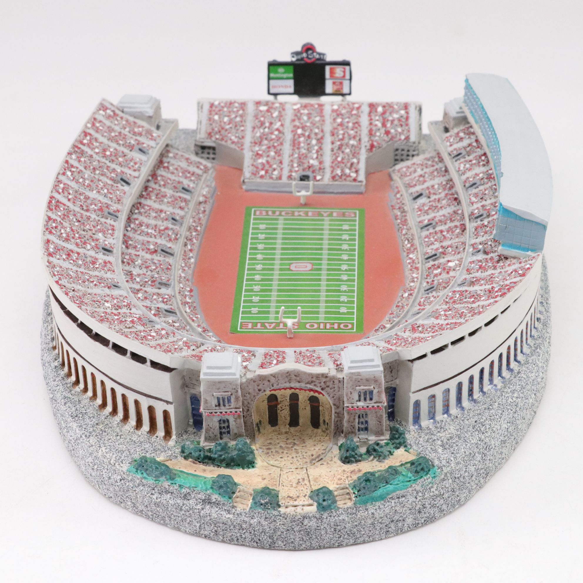 Ohio State Buckeye's "The Shoe" Stadium Model & Figurines