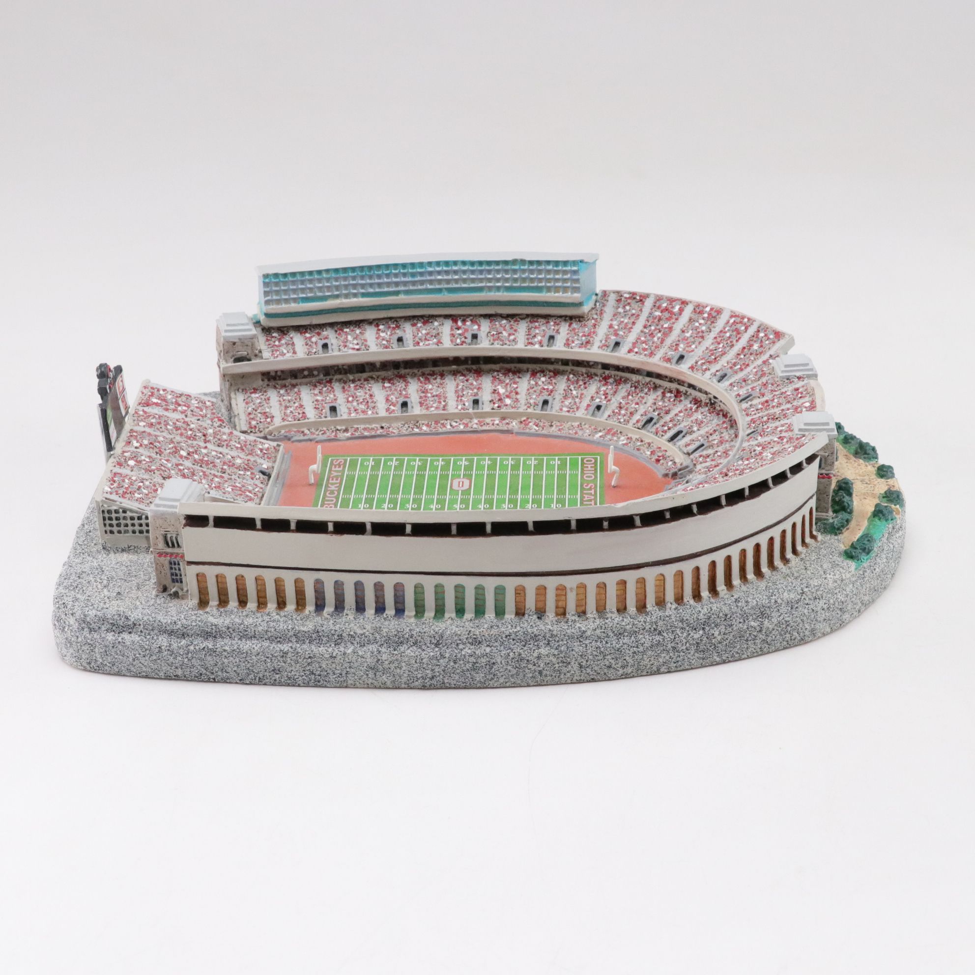 Ohio State Buckeye's "The Shoe" Stadium Model & Figurines