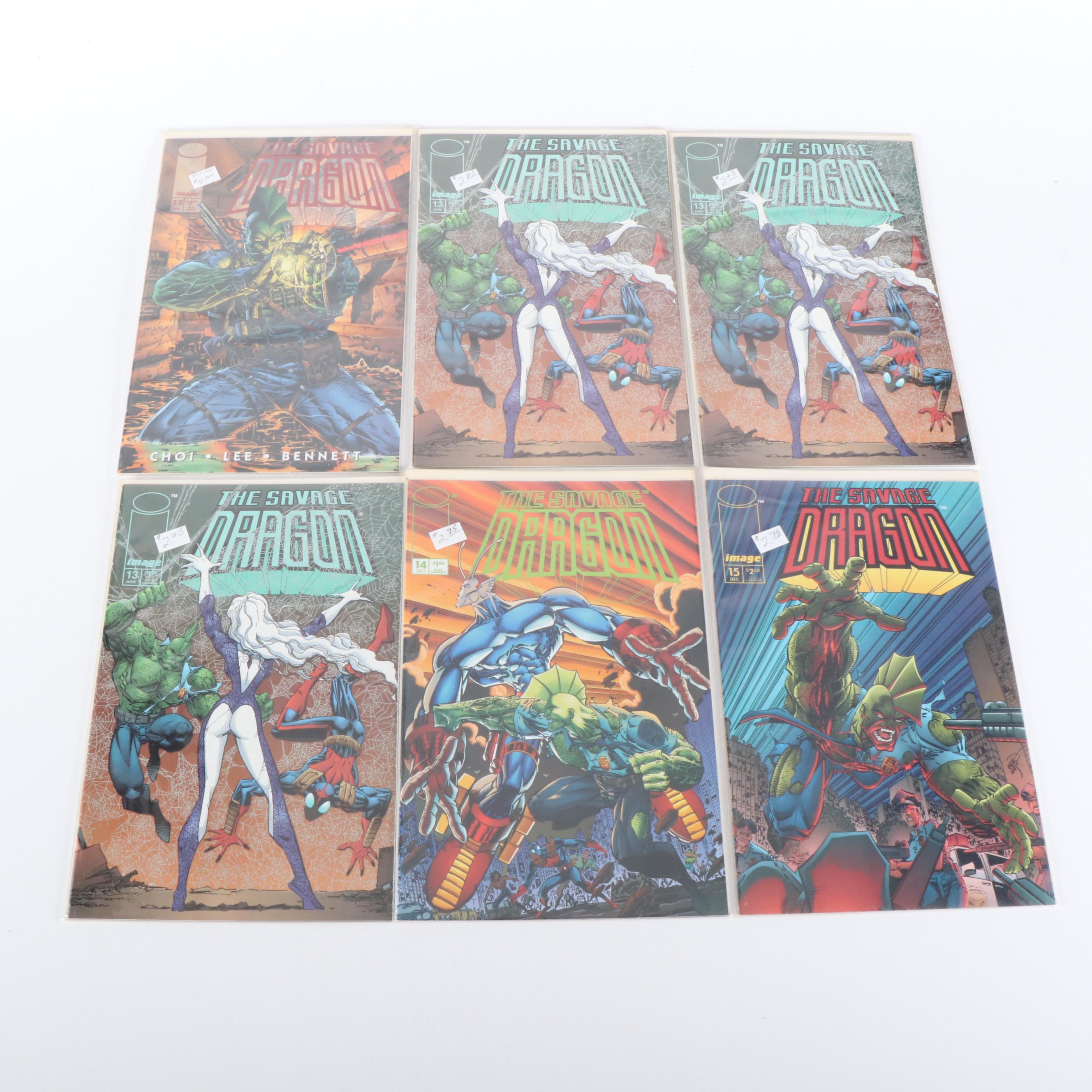 Modern Age "The Savage Dragon" and "Azrael" Comic Books