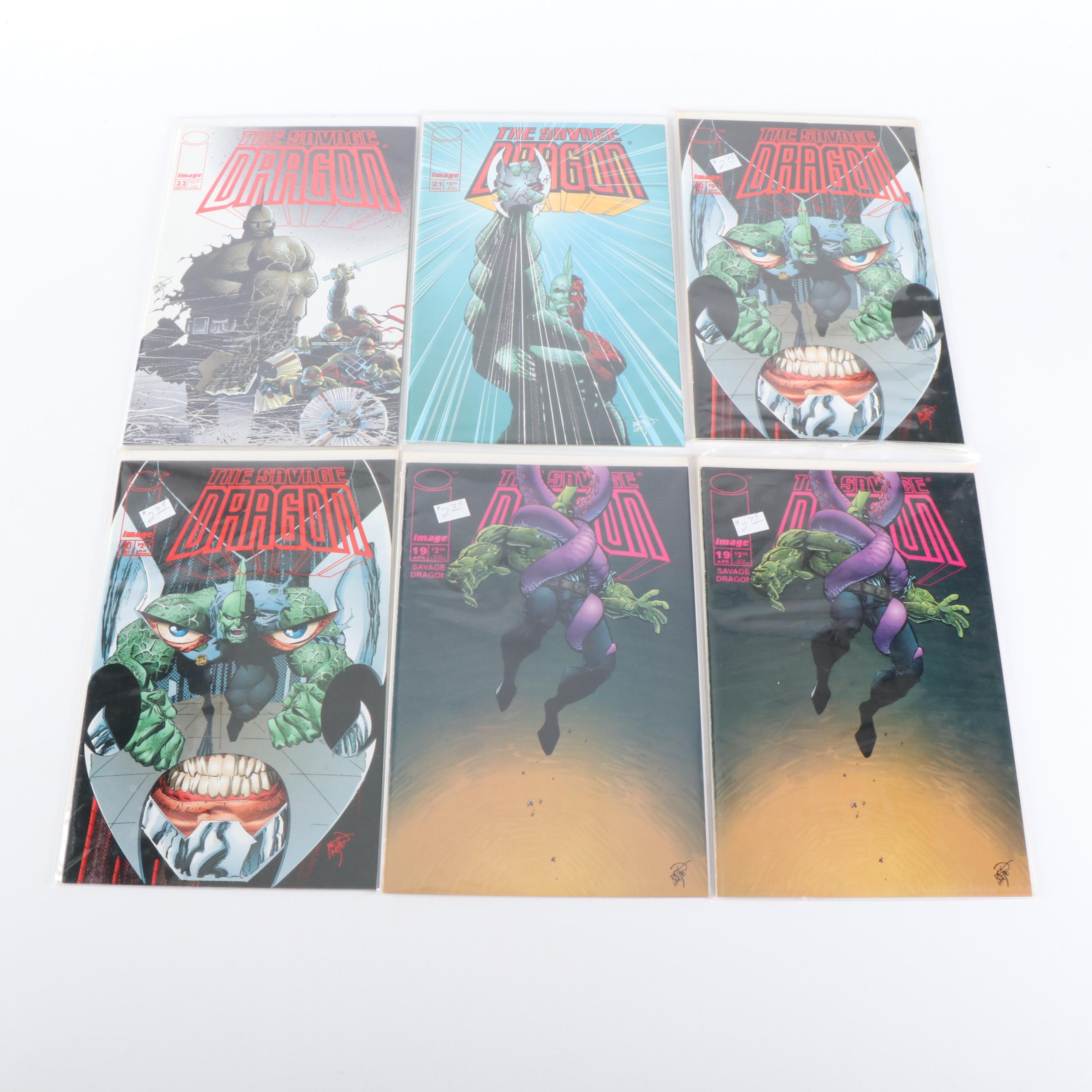 Modern Age "The Savage Dragon" and "Azrael" Comic Books