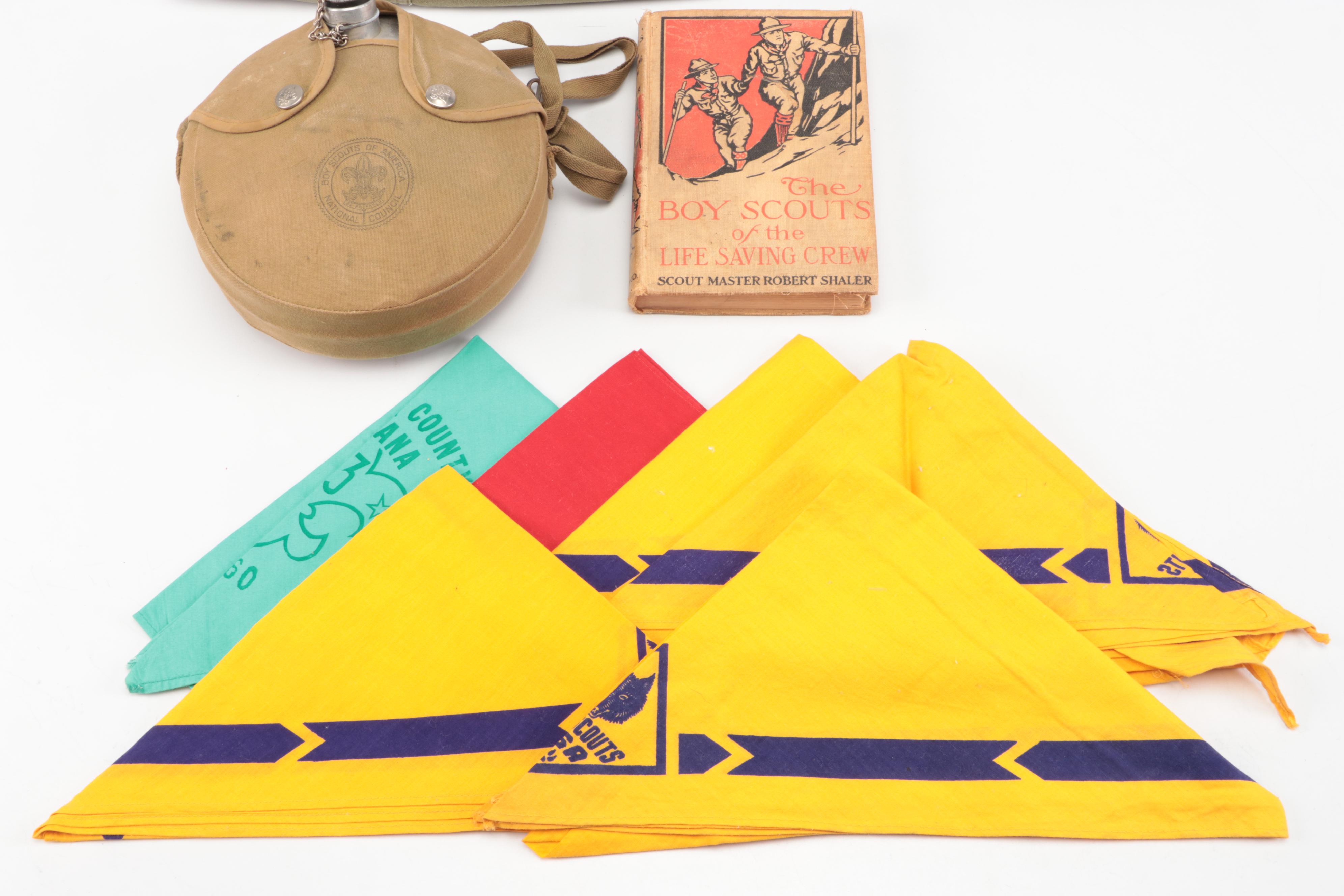 "The Boy Scouts of the Life Saving Crew" with Scouting Uniform and Equipment