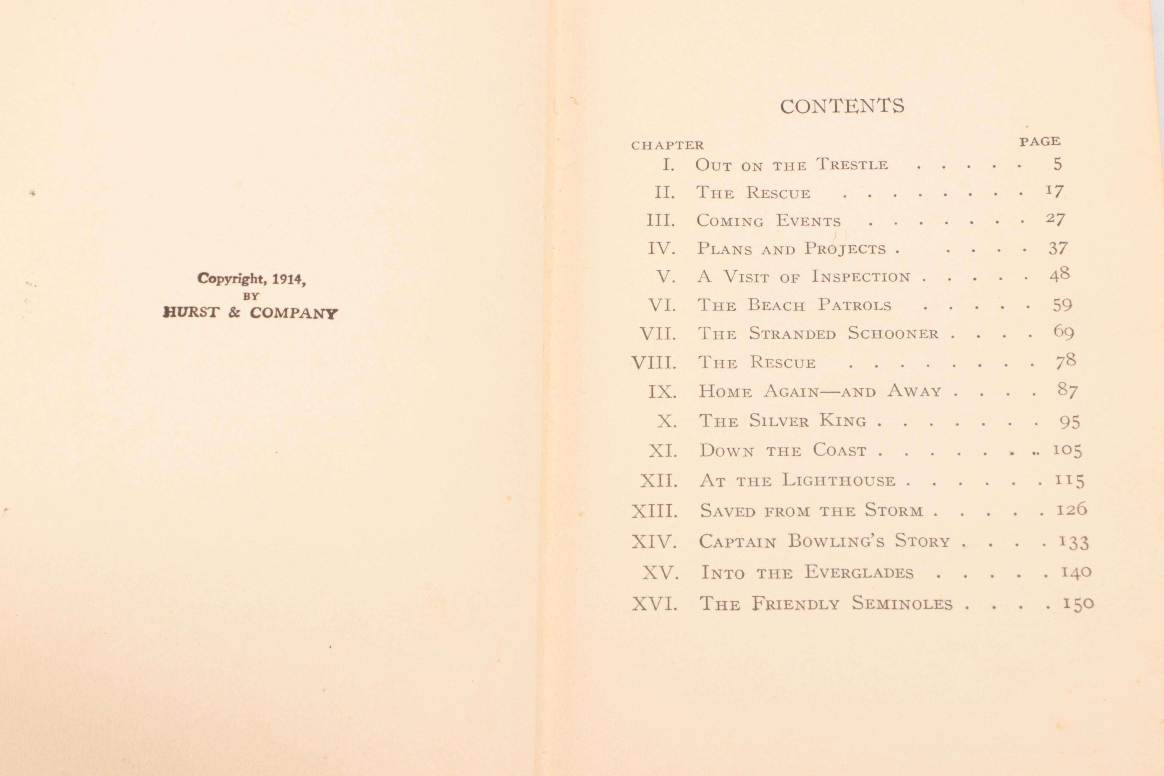 "The Boy Scouts of the Life Saving Crew" with Scouting Uniform and Equipment