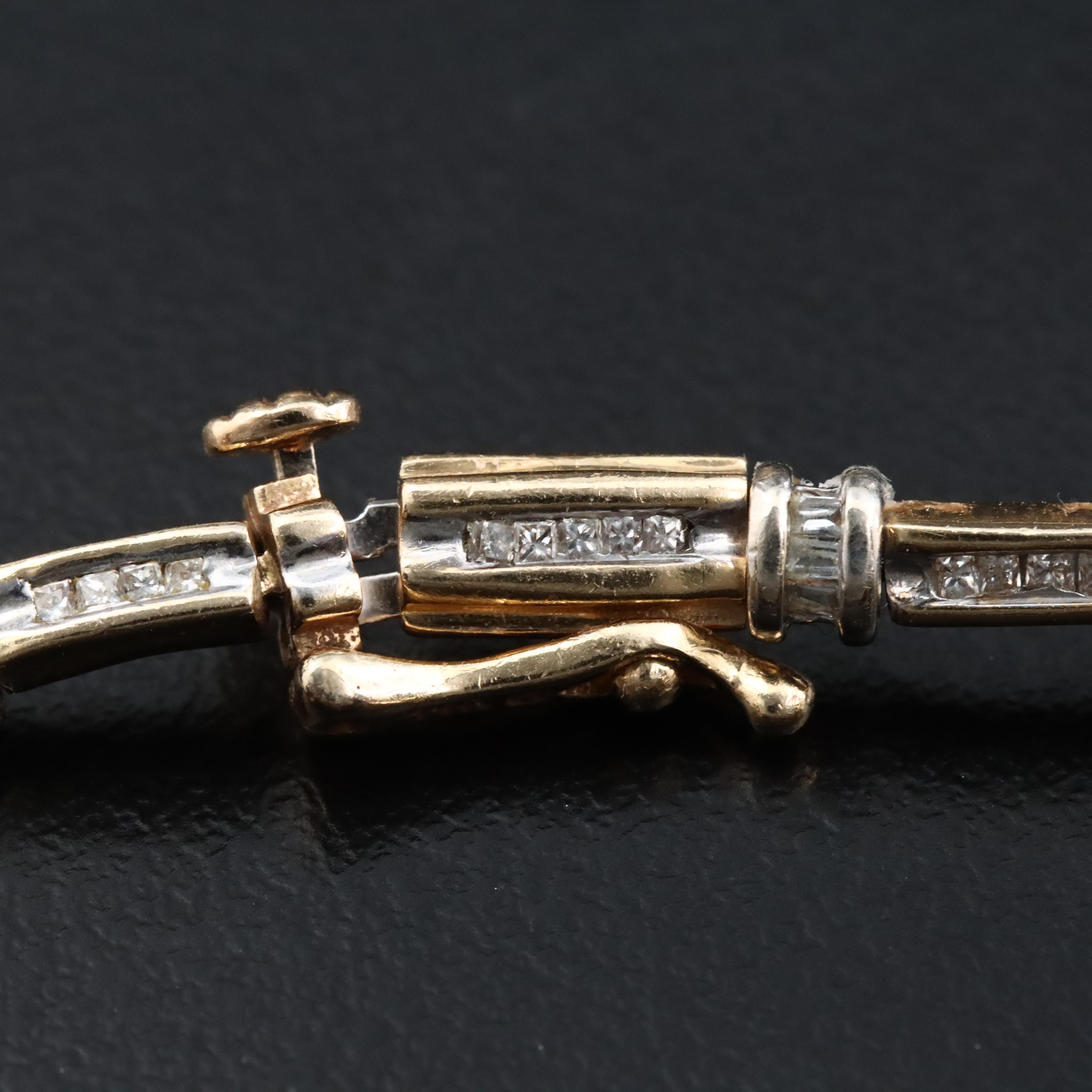 14K Two-Tone 7.03 CTW Diamond Necklace