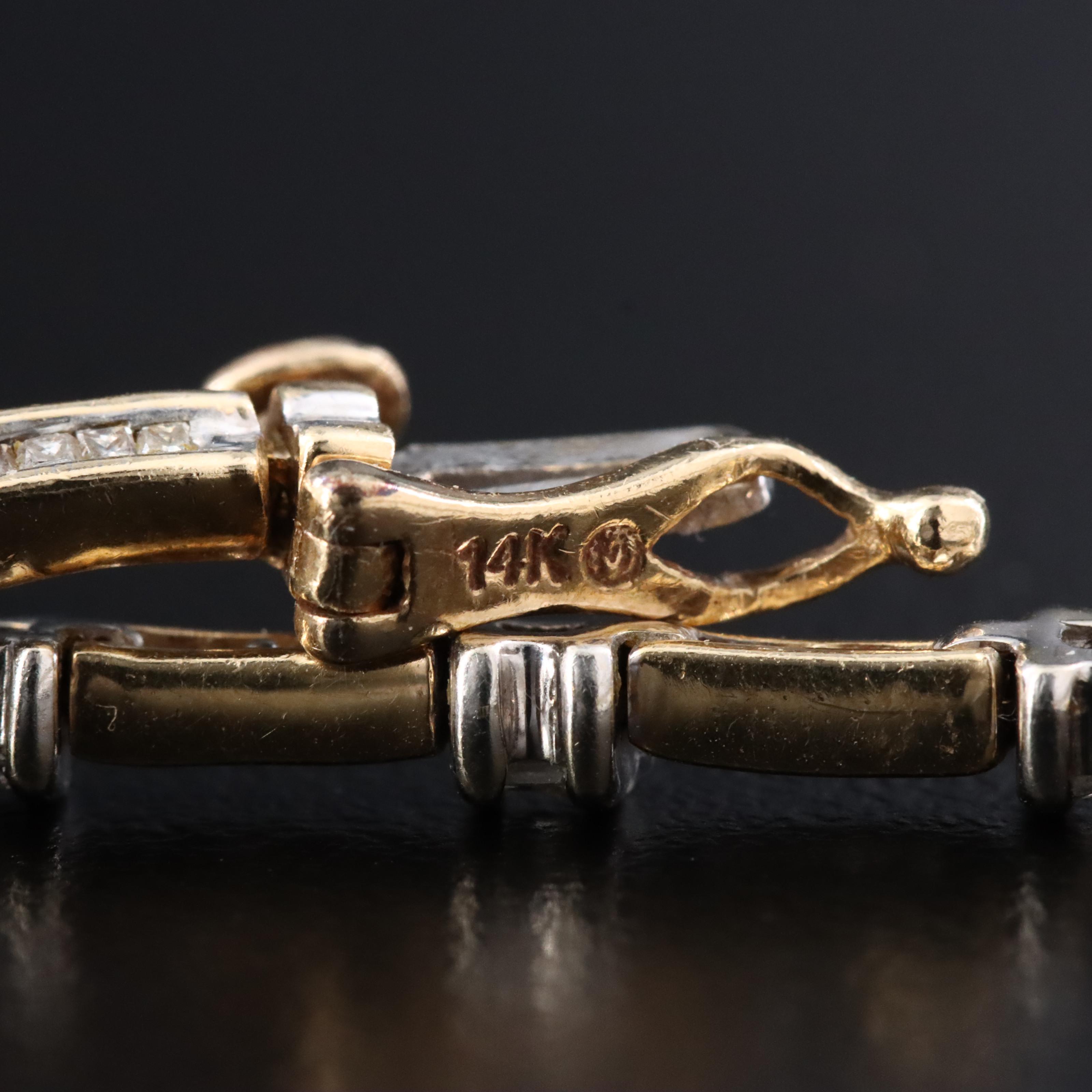 14K Two-Tone 7.03 CTW Diamond Necklace