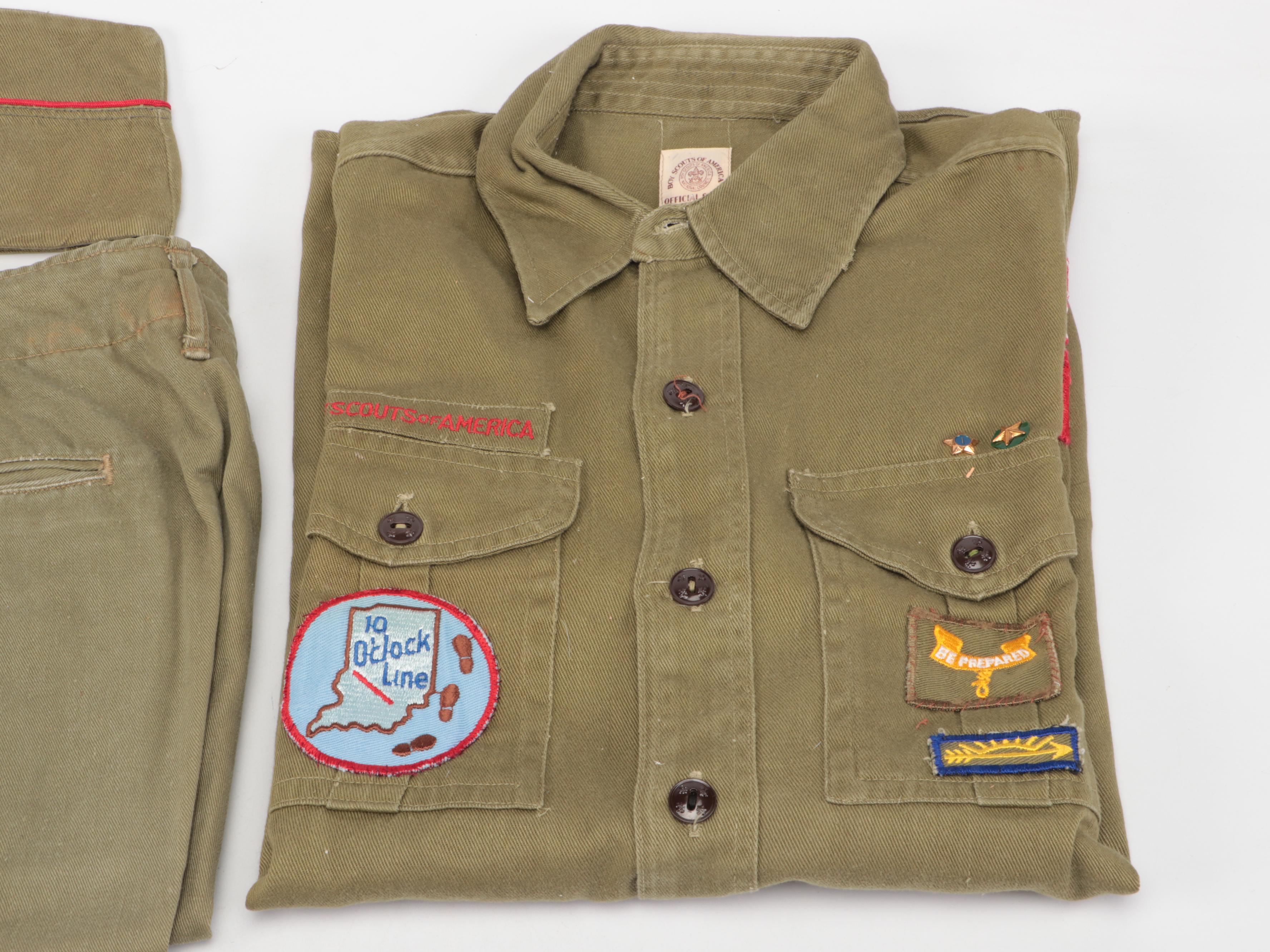 "The Boy Scouts of the Life Saving Crew" with Scouting Uniform and Equipment