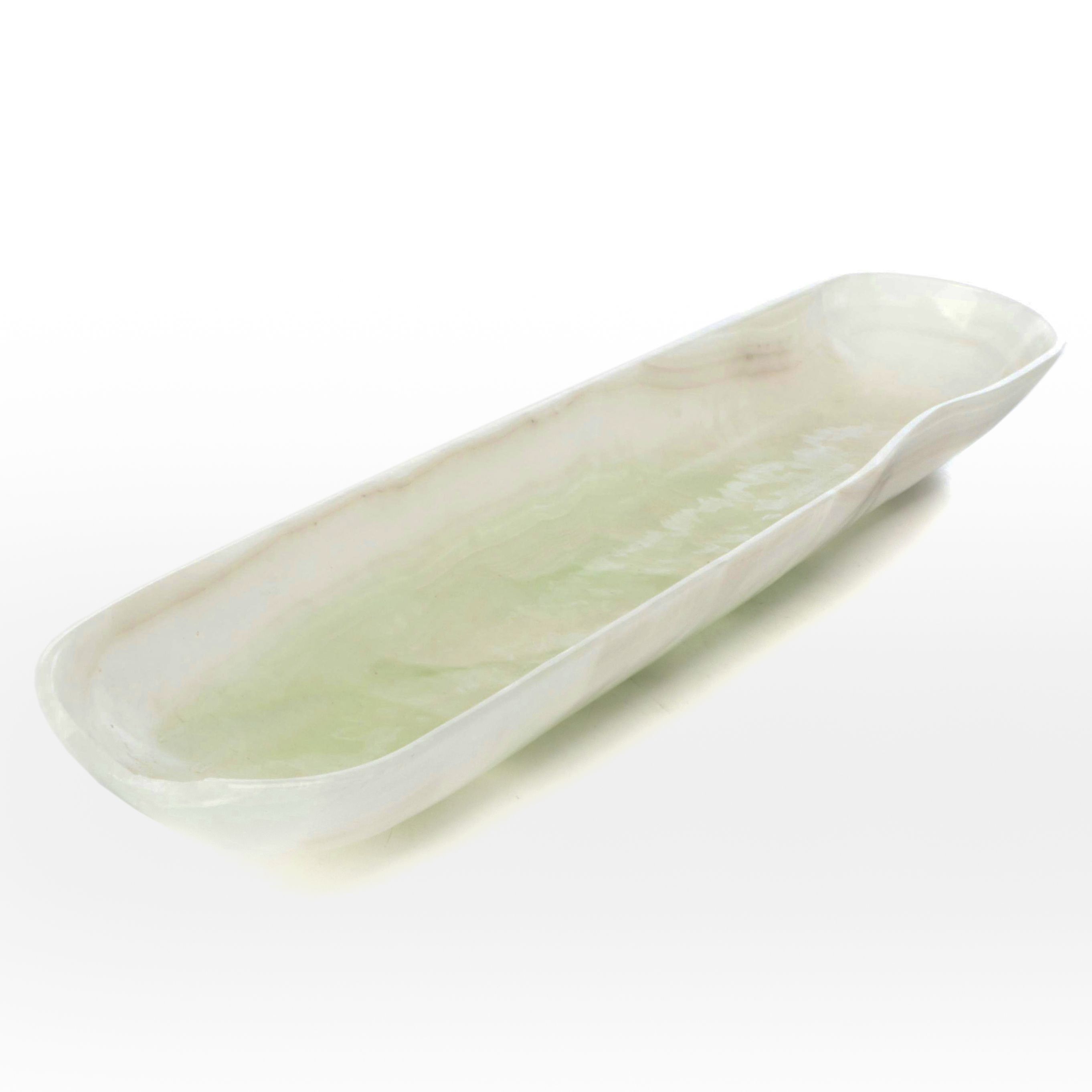 Carved Onyx Centerpiece Bowl