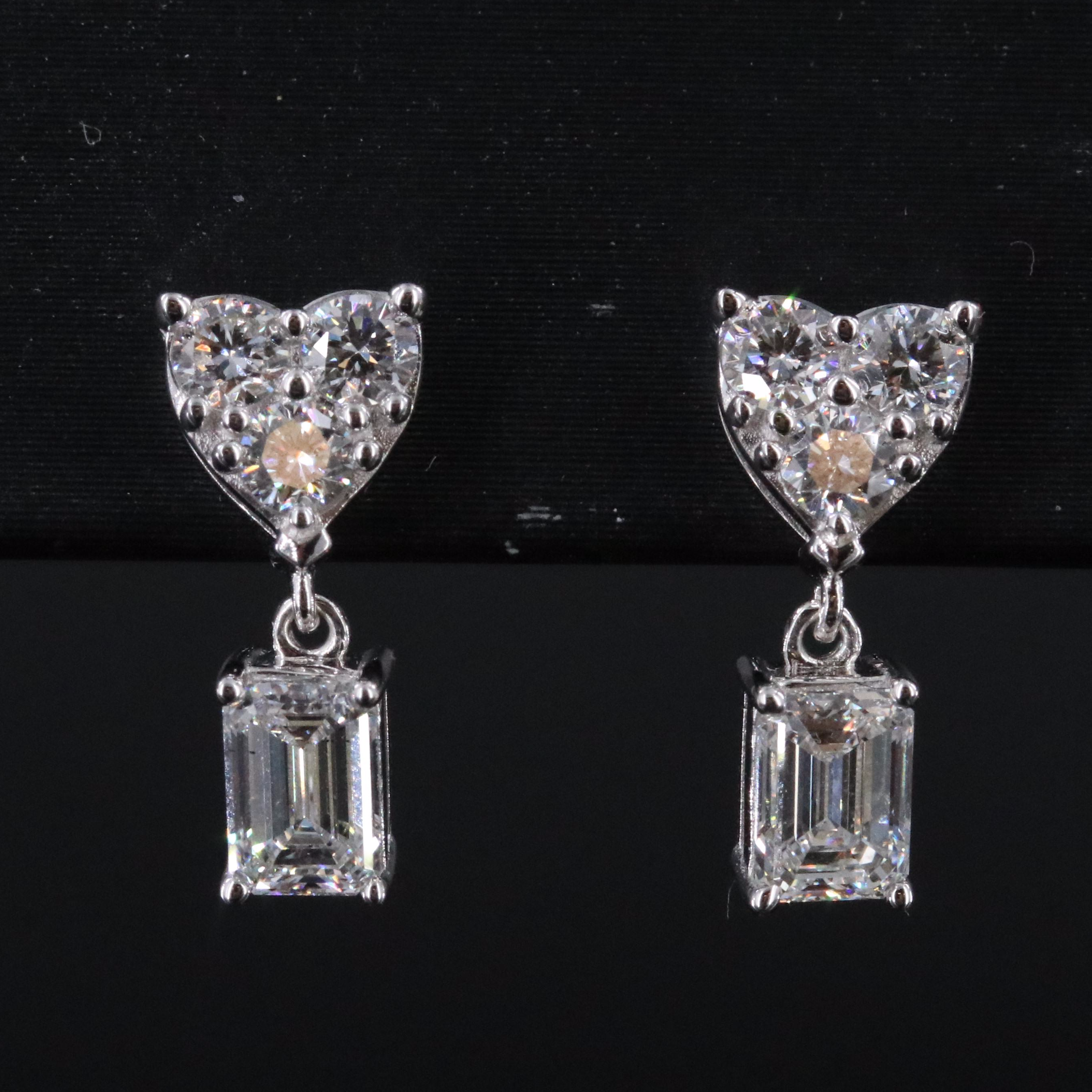 14K 1.25 CTW Lab Grown Diamond Earrings