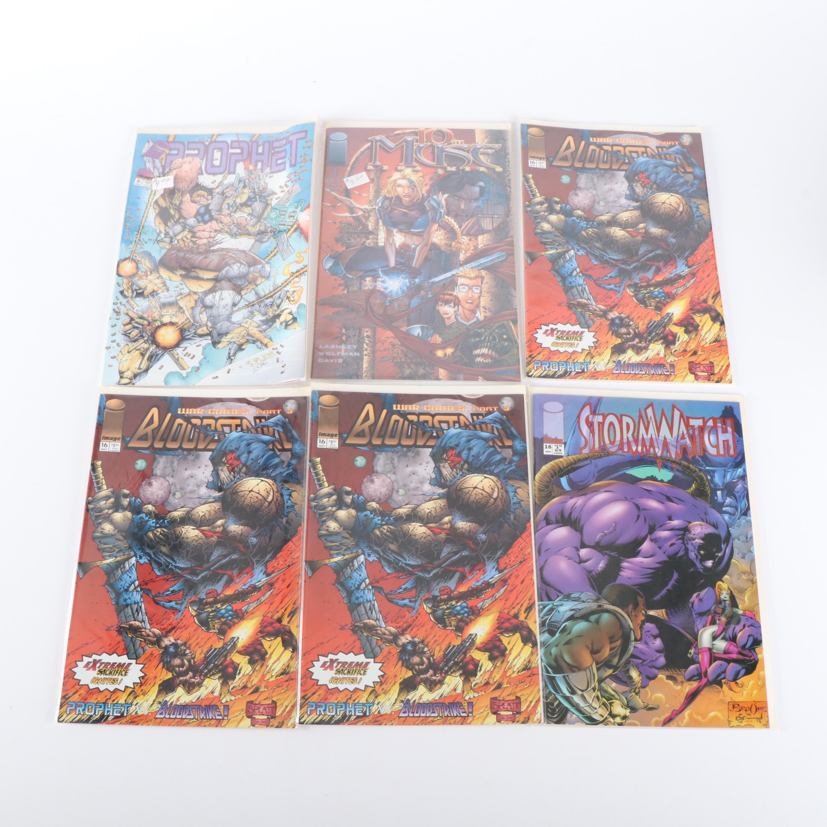 Modern Age Comic Books Featuring "100 Bullets", "10th Muse", and More