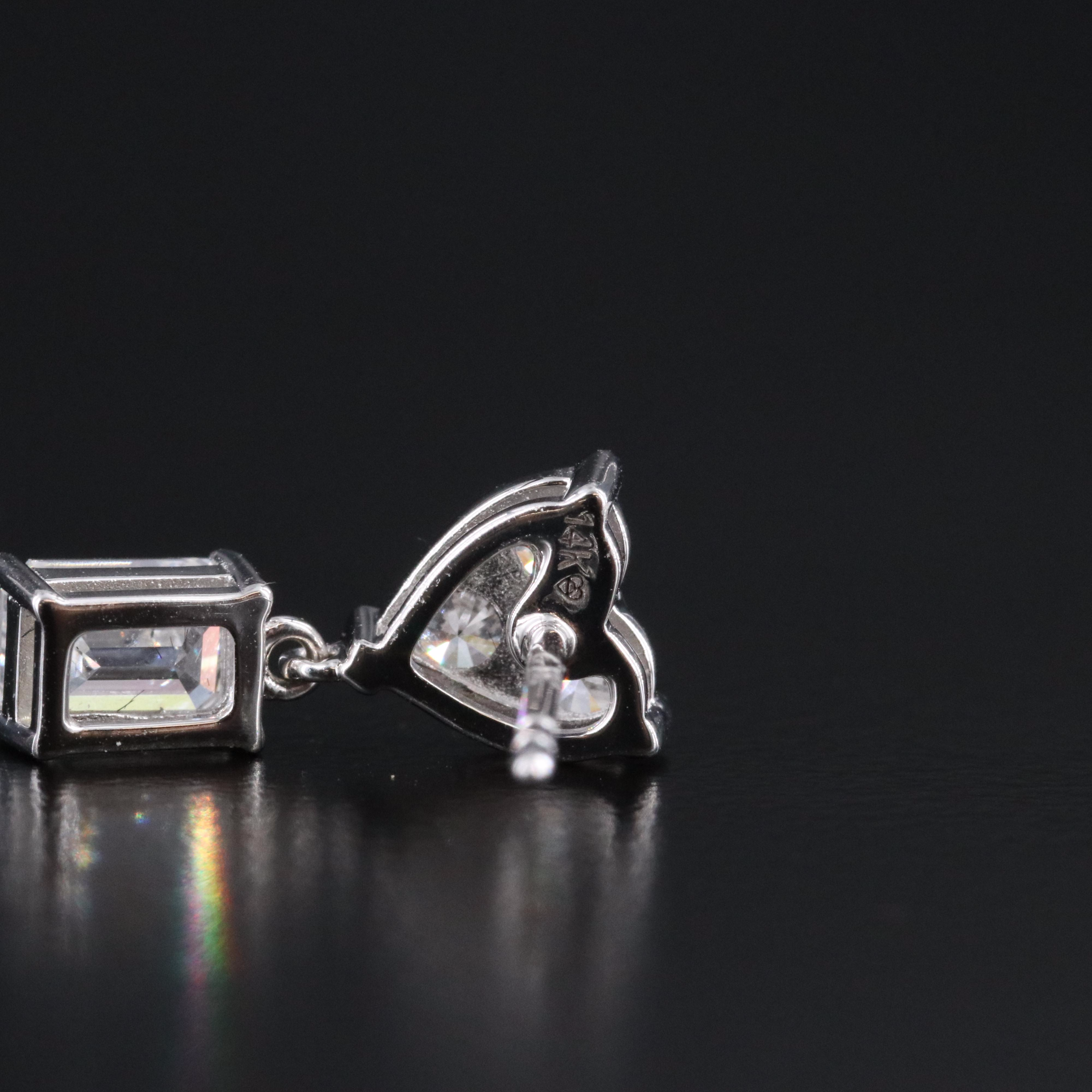 14K 1.25 CTW Lab Grown Diamond Earrings