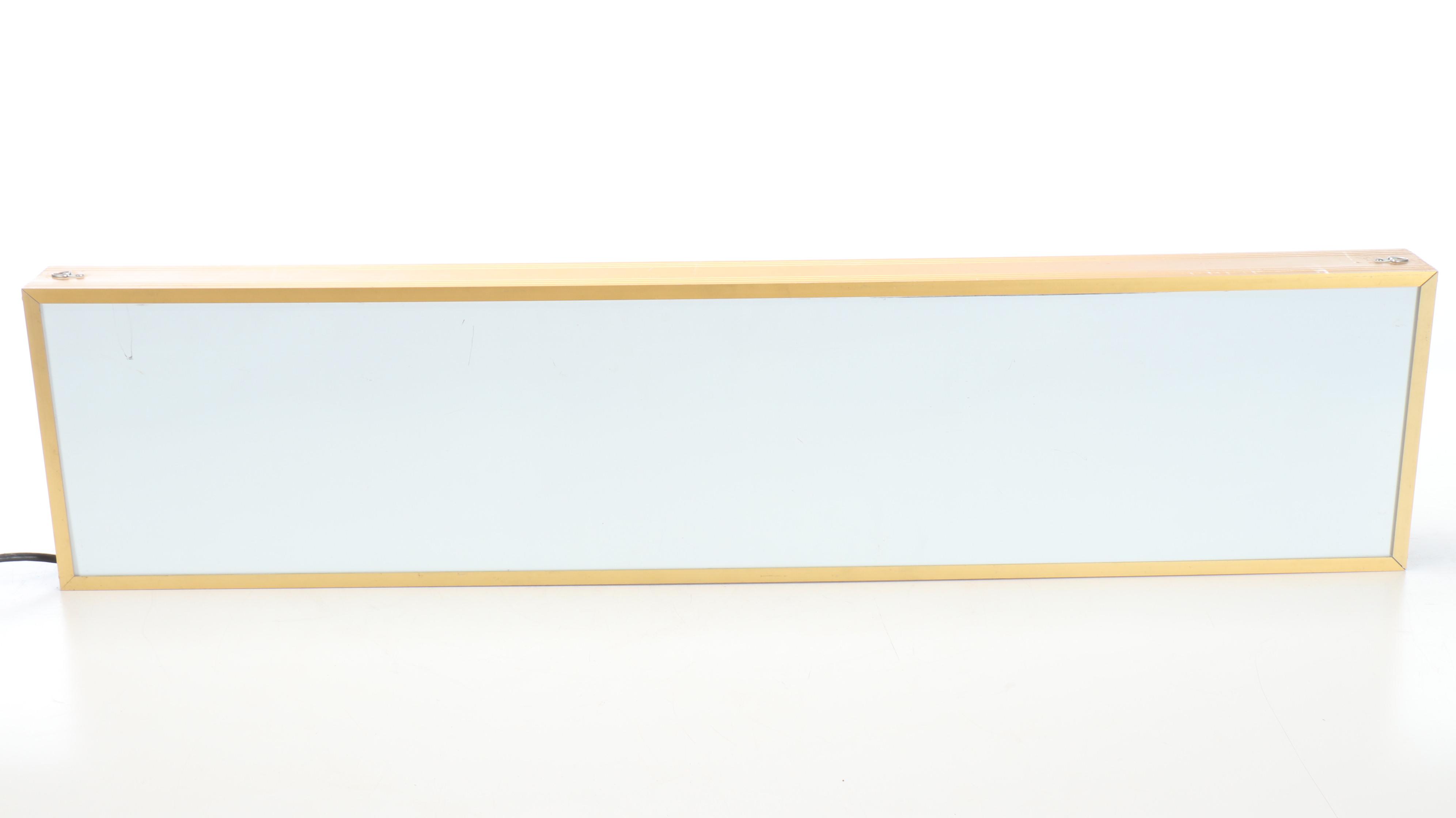 Carnation Dairy Productions Illuminated Advertising Sign, Late 20th Century