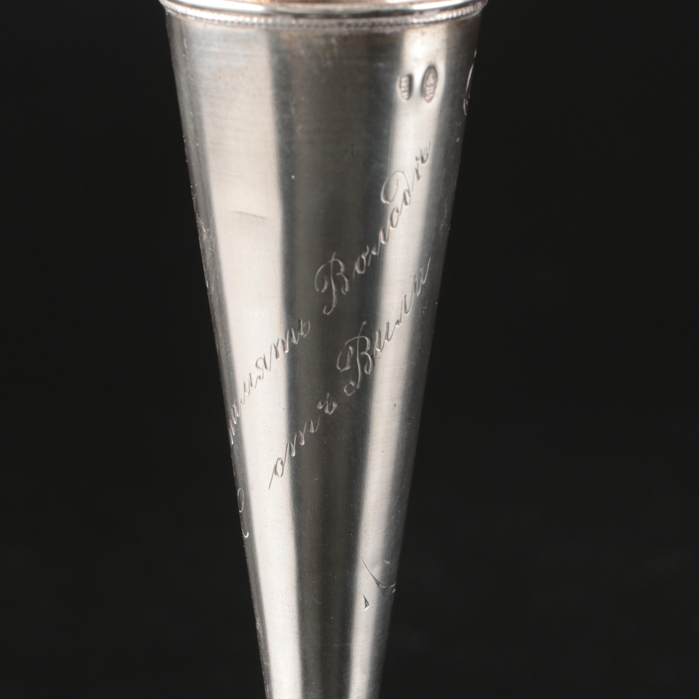 800 Silver Russian Kiddush Cups, 1896