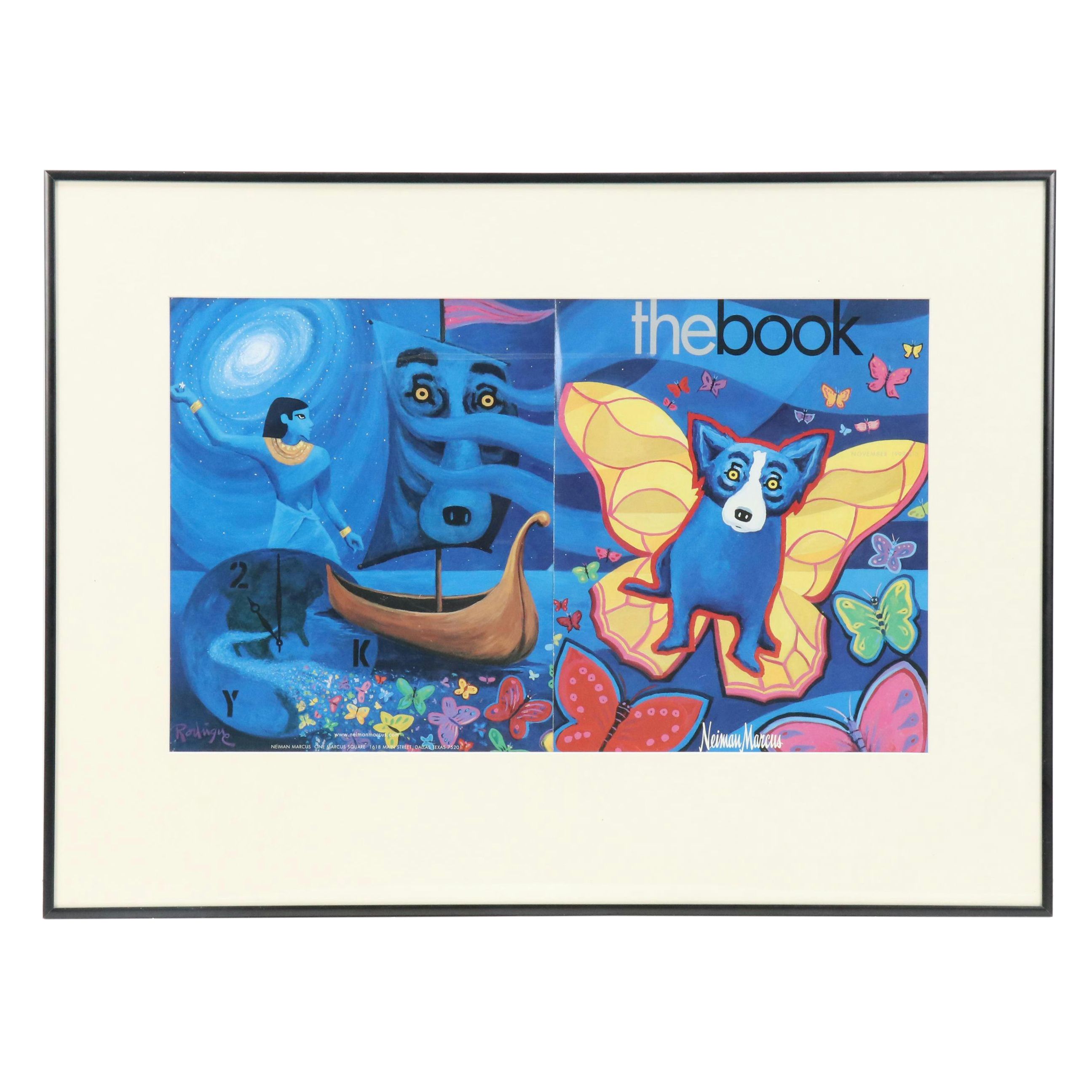 Neiman Marcus "The Book" Catalog Cover After George Rodrigue, 1999