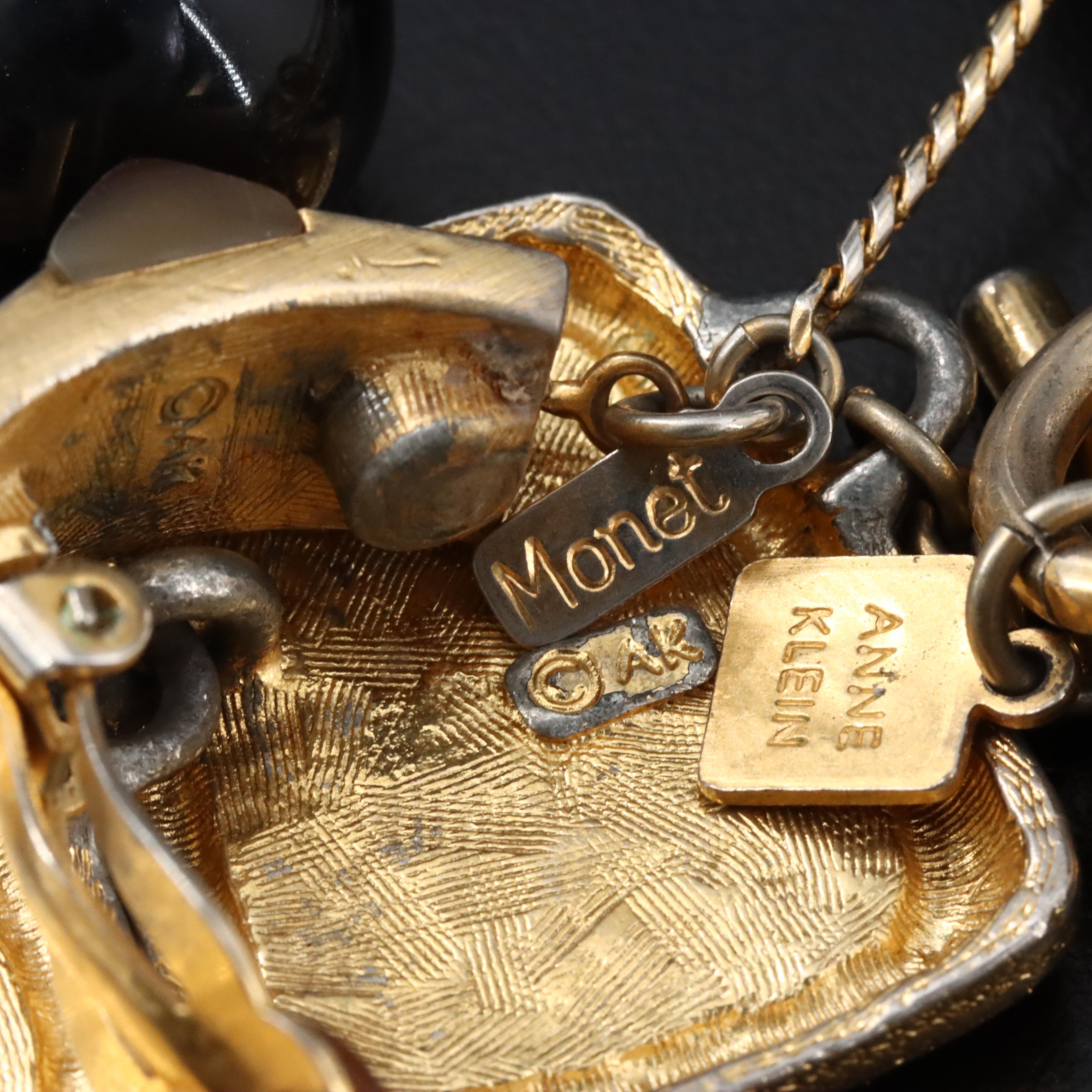 Vintage Gold-Tone Costume Jewelry Selection