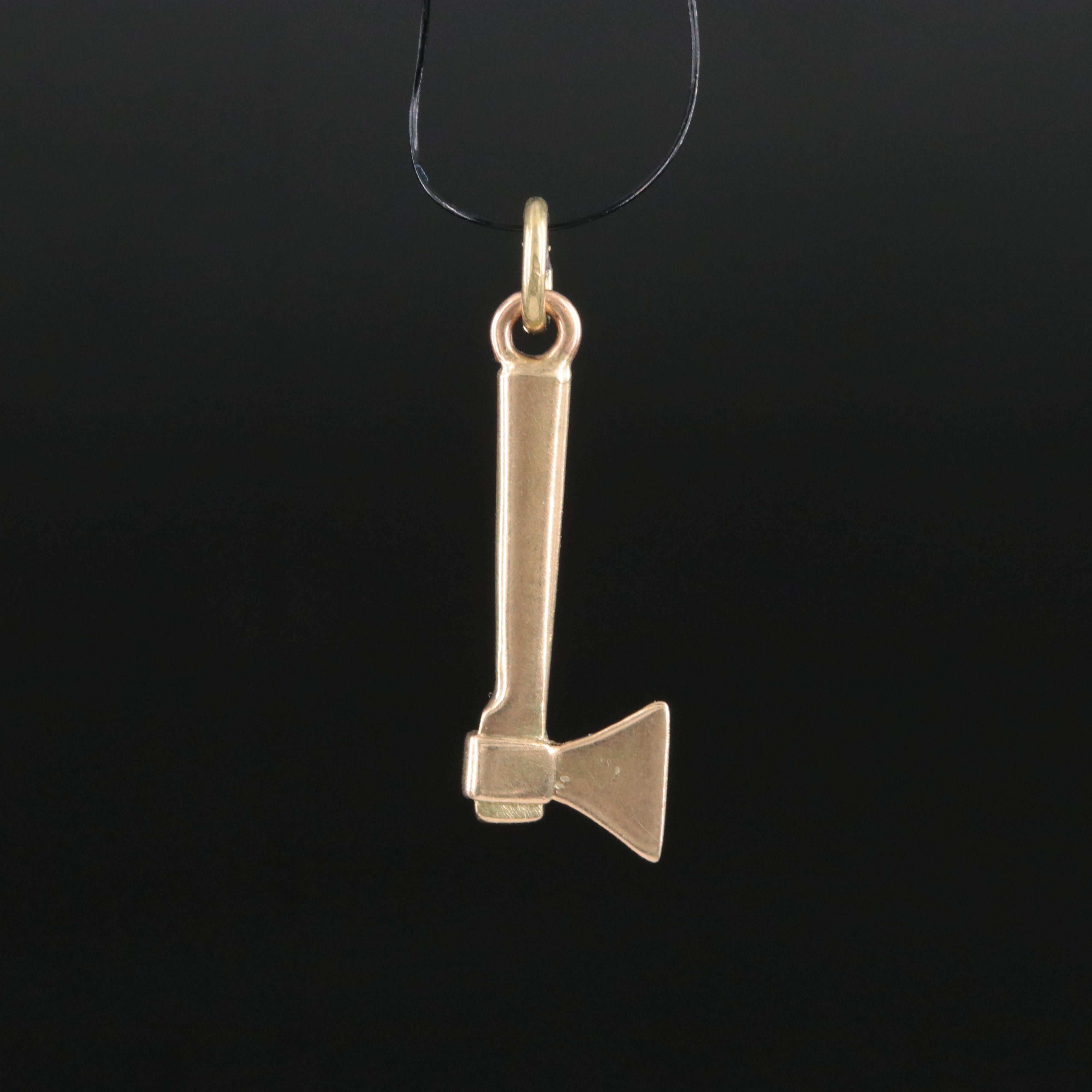 14K Axe Charm