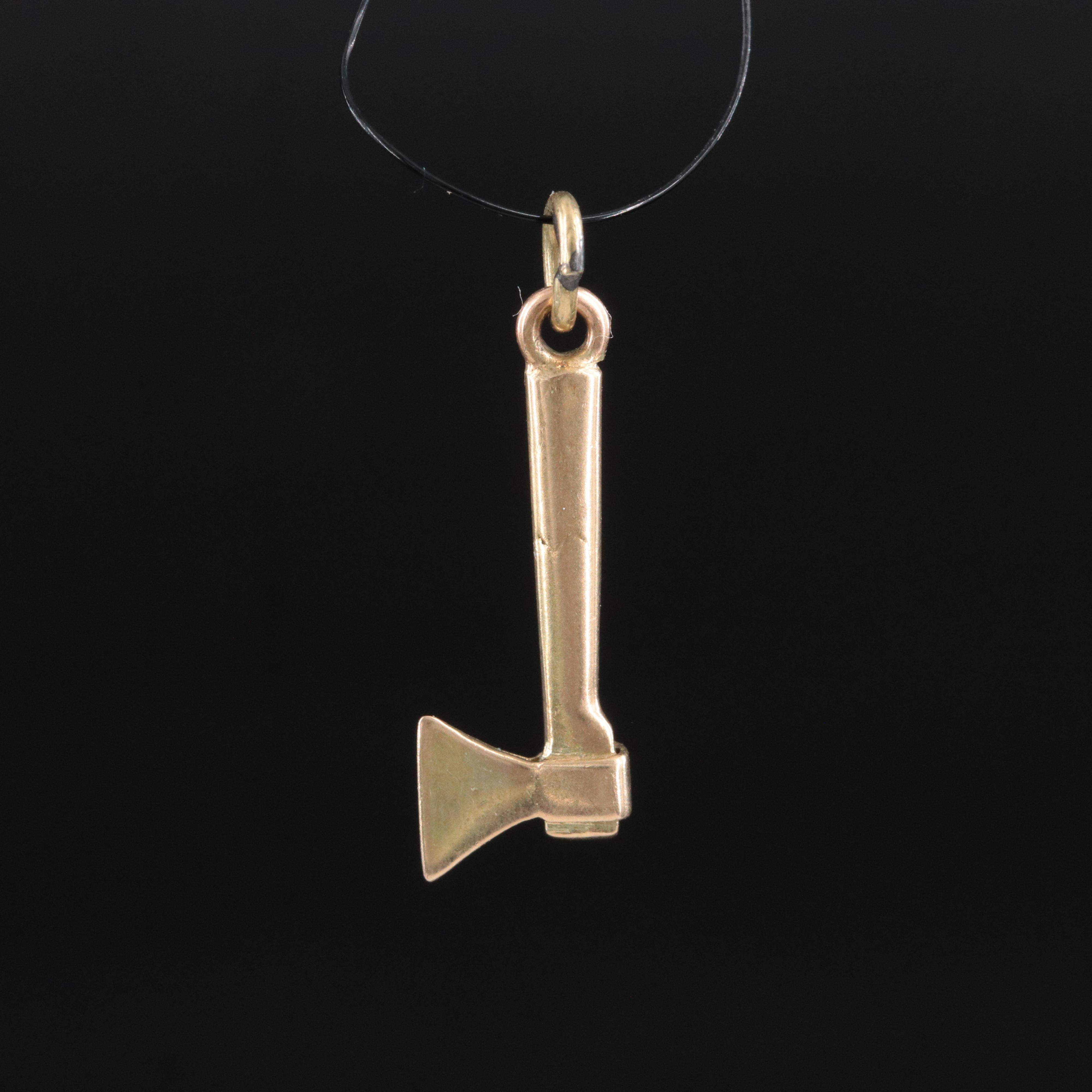 14K Axe Charm