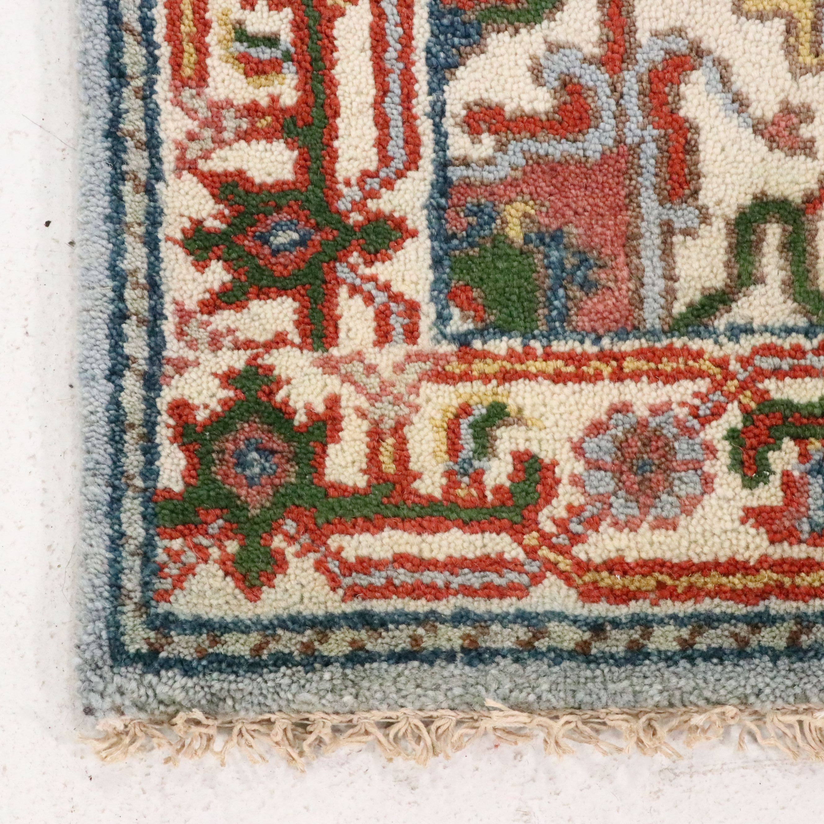 2'7 x 8'1 Hand-Knotted Afghan Kazak Style Carpet Runner