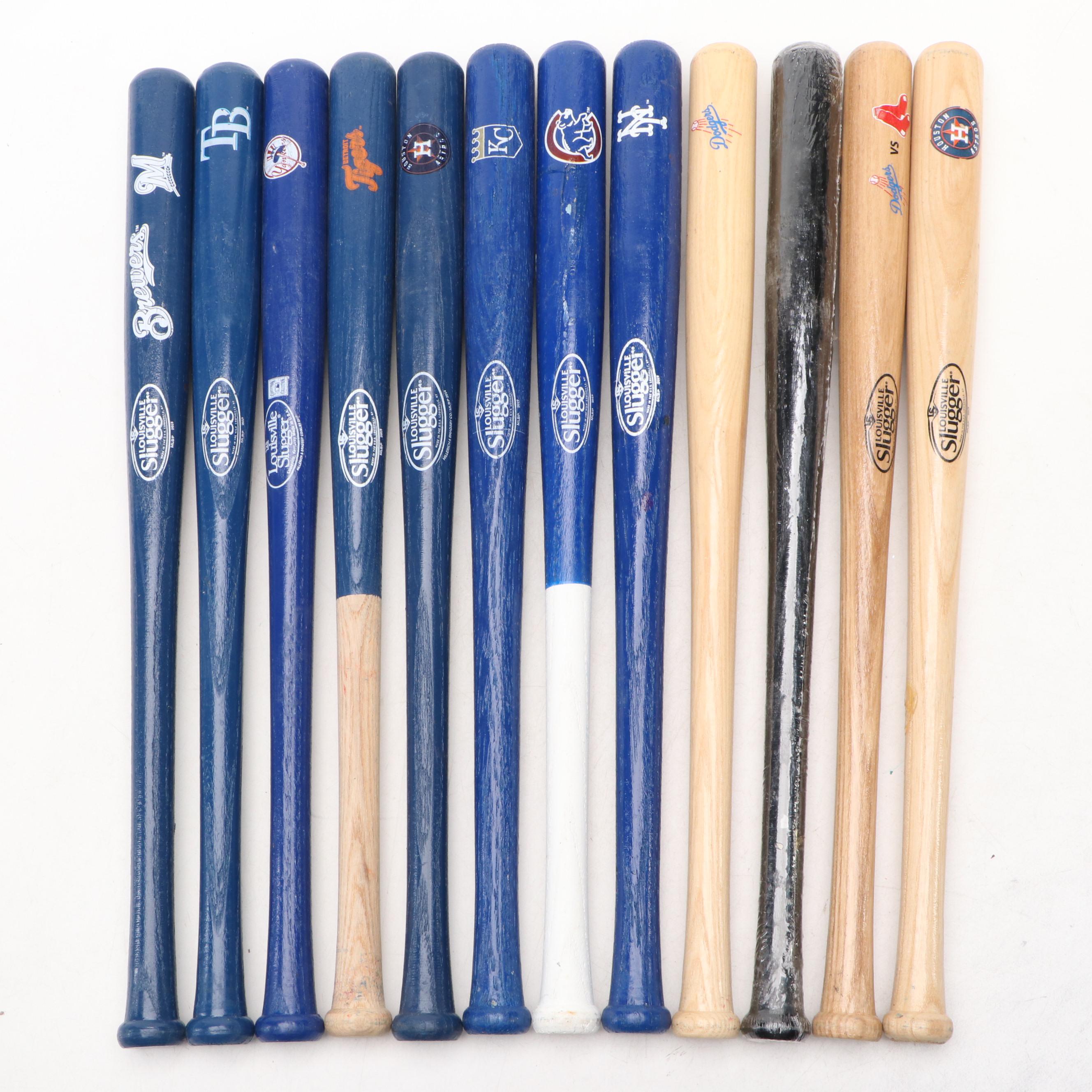 Louisville Slugger Wood Souvenir Baseball Bats