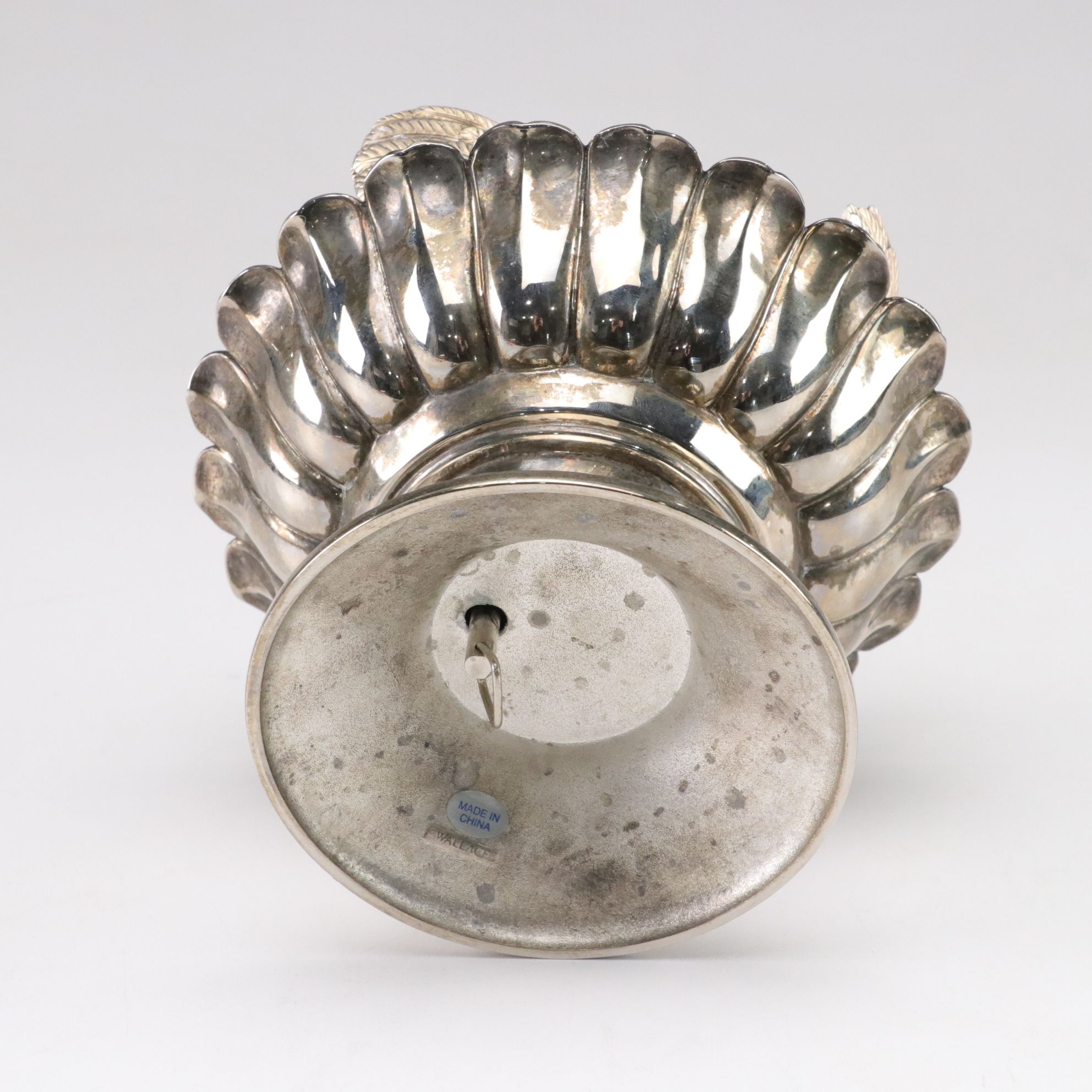 Wallace "Swan Lake" Silver Plate Music Carousel & Mirror