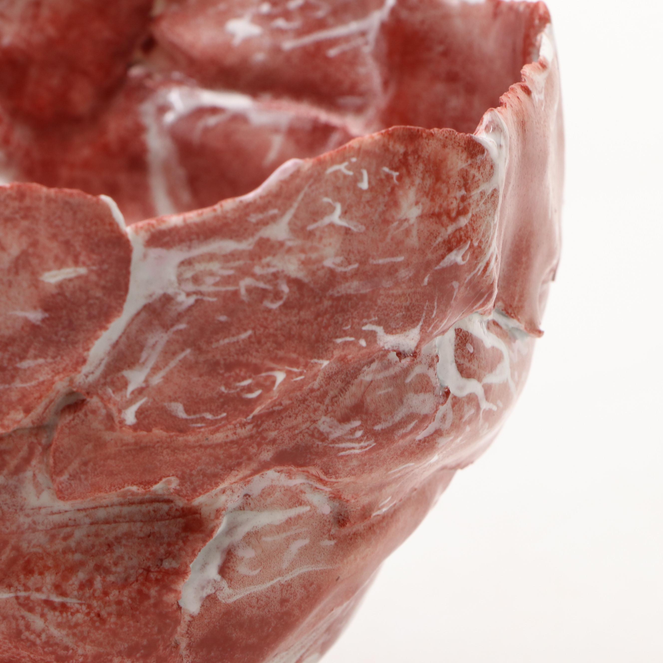 Mai Kitai Organic Form Ceramic Bowl with Teeth Base with Presentation Box