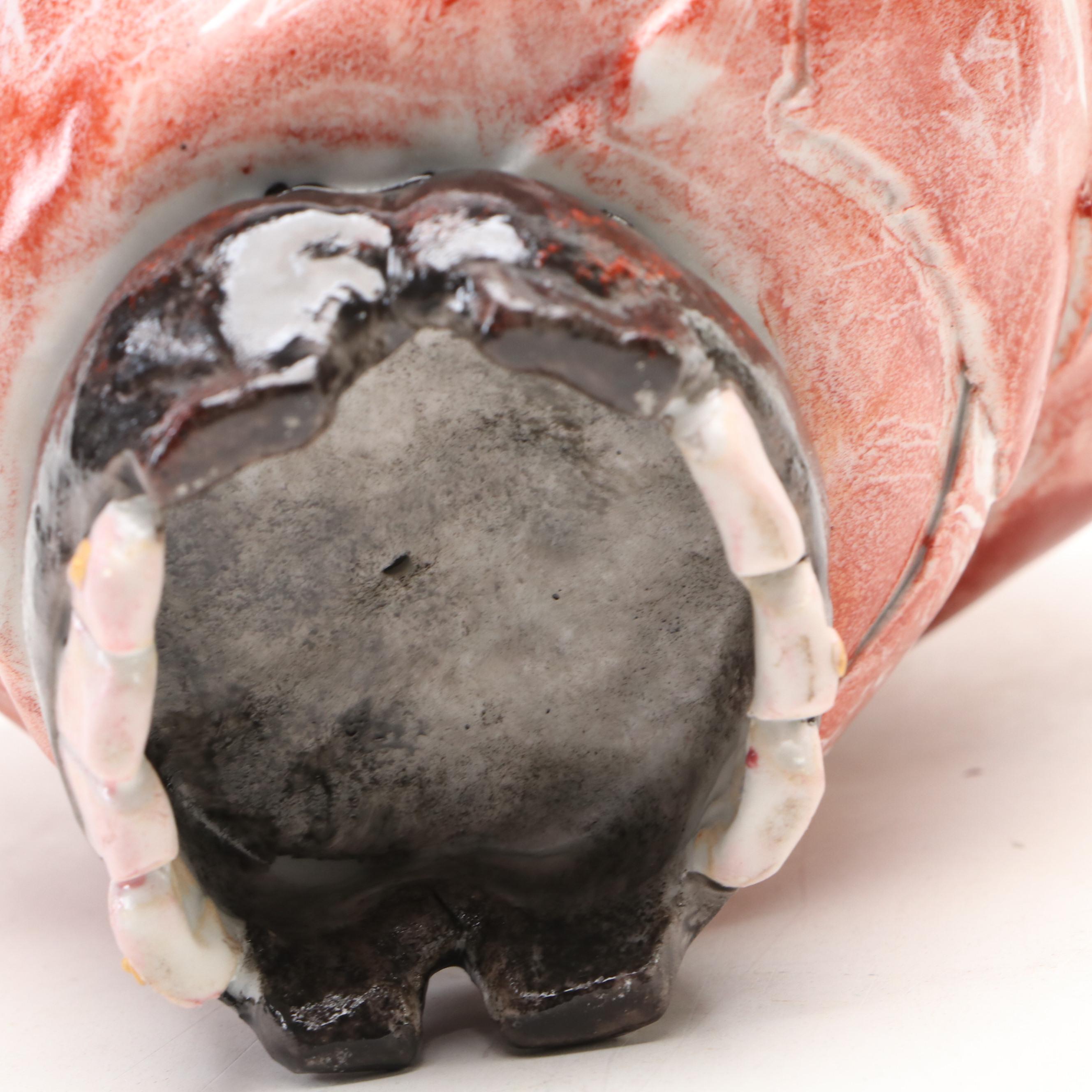 Mai Kitai Organic Form Ceramic Bowl with Teeth Base with Presentation Box