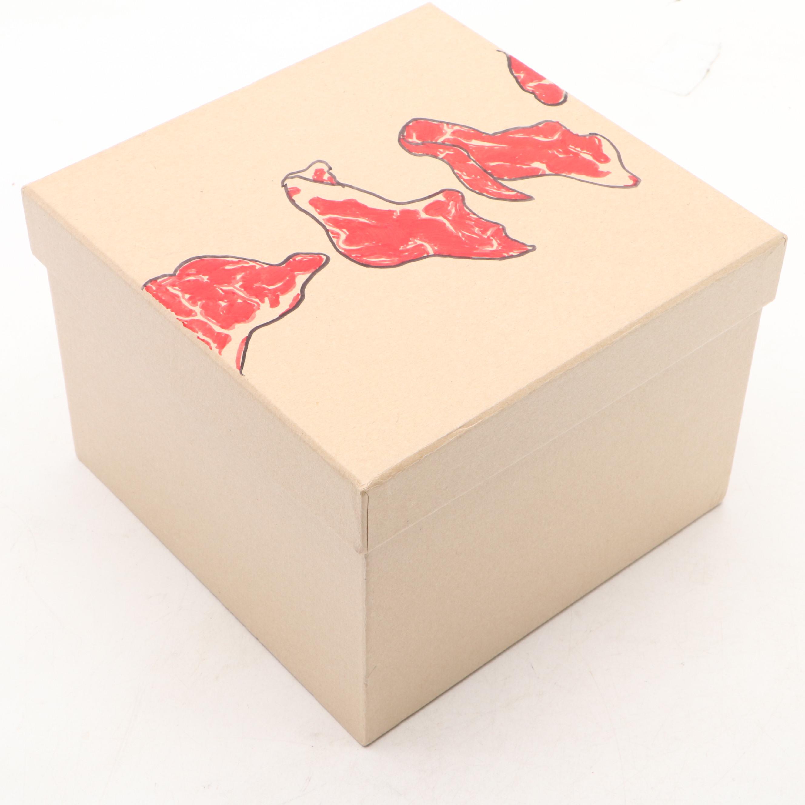 Mai Kitai Organic Form Ceramic Bowl with Teeth Base with Presentation Box