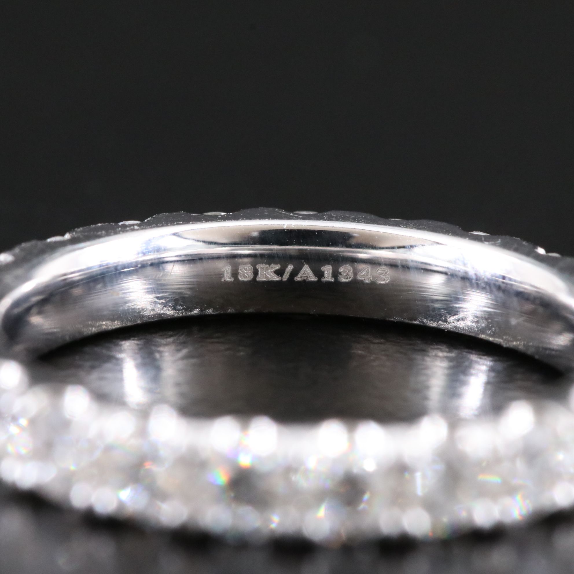 18K 1.55 CTW Lab Grown Diamond Eternity Band