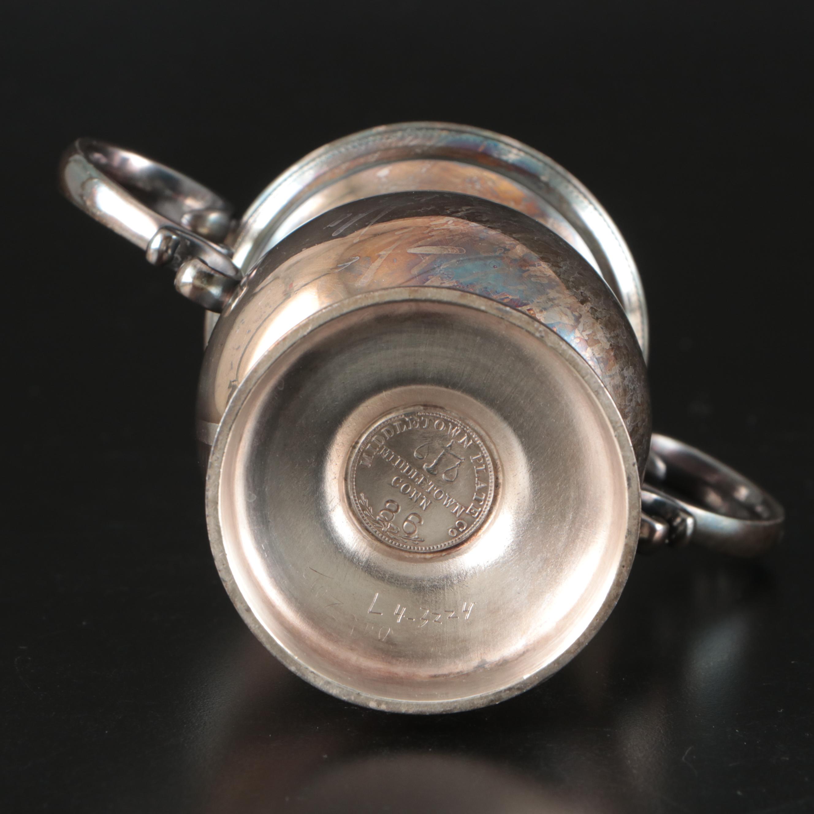 Middletown Plate Co. Silver Plate Handled Cup and More Silver Plate Table Décor