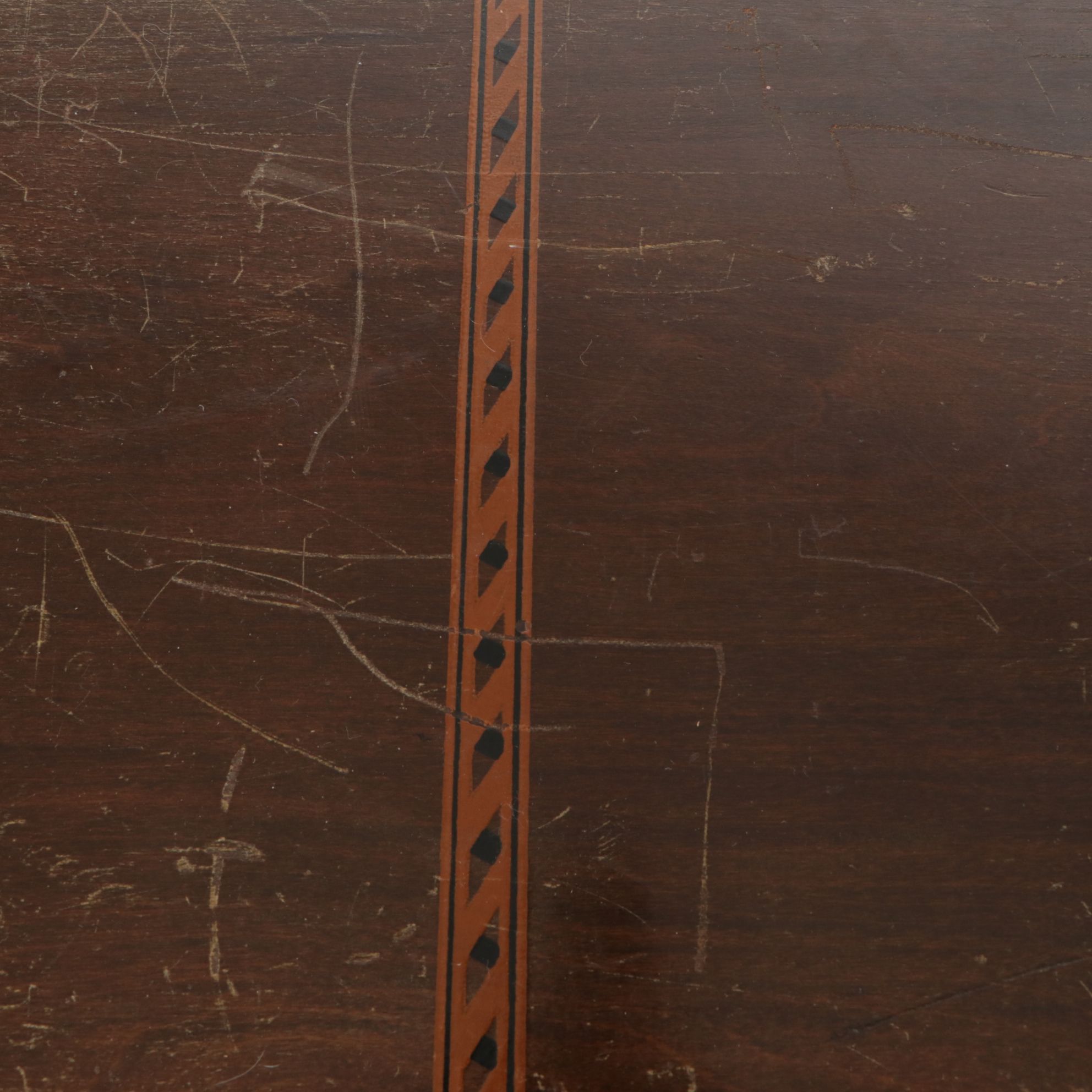 Wooden Spindle Legged Two-Tier Console Table