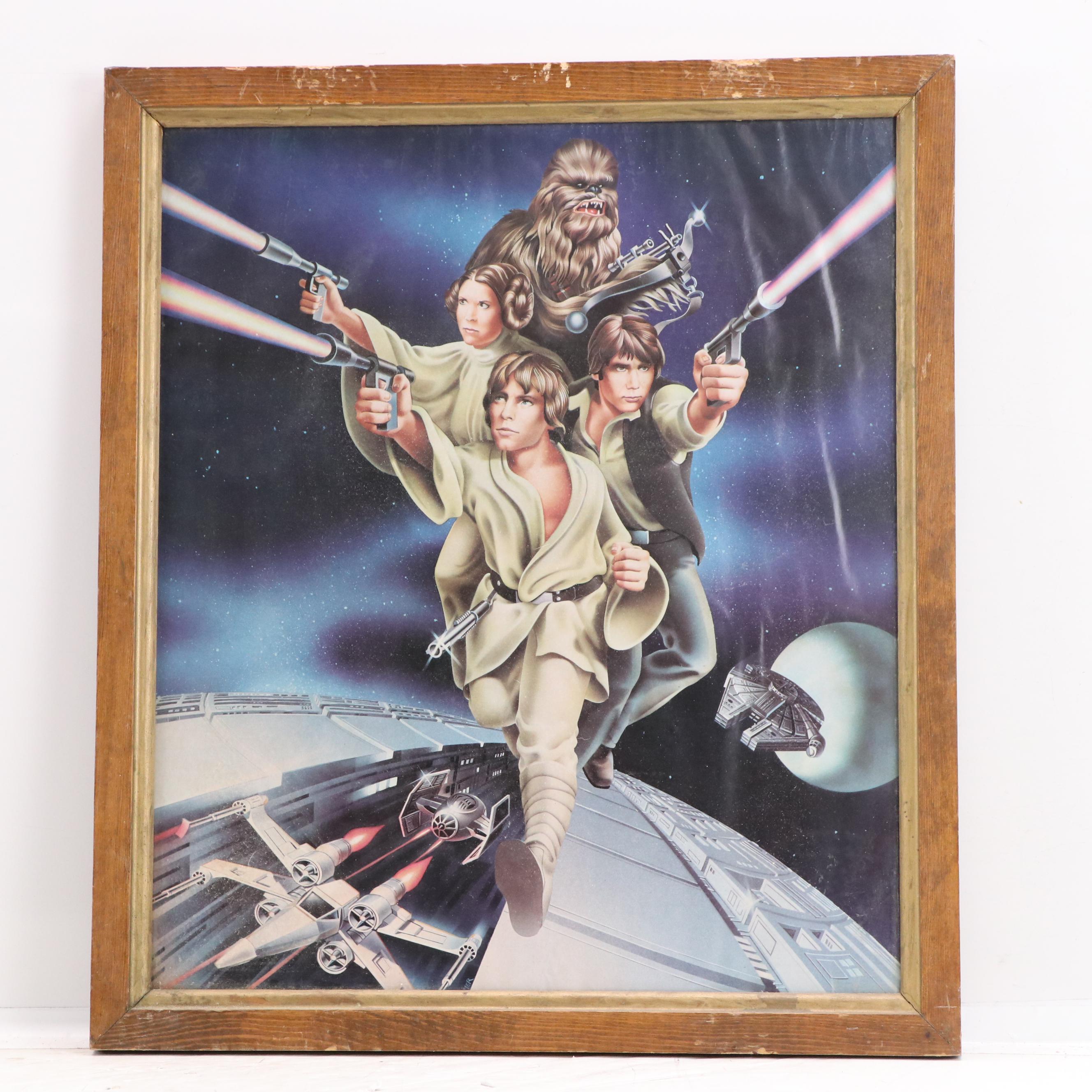 Star Wars Offset Lithograph Illustration Posters by Procter & Gamble, 1978