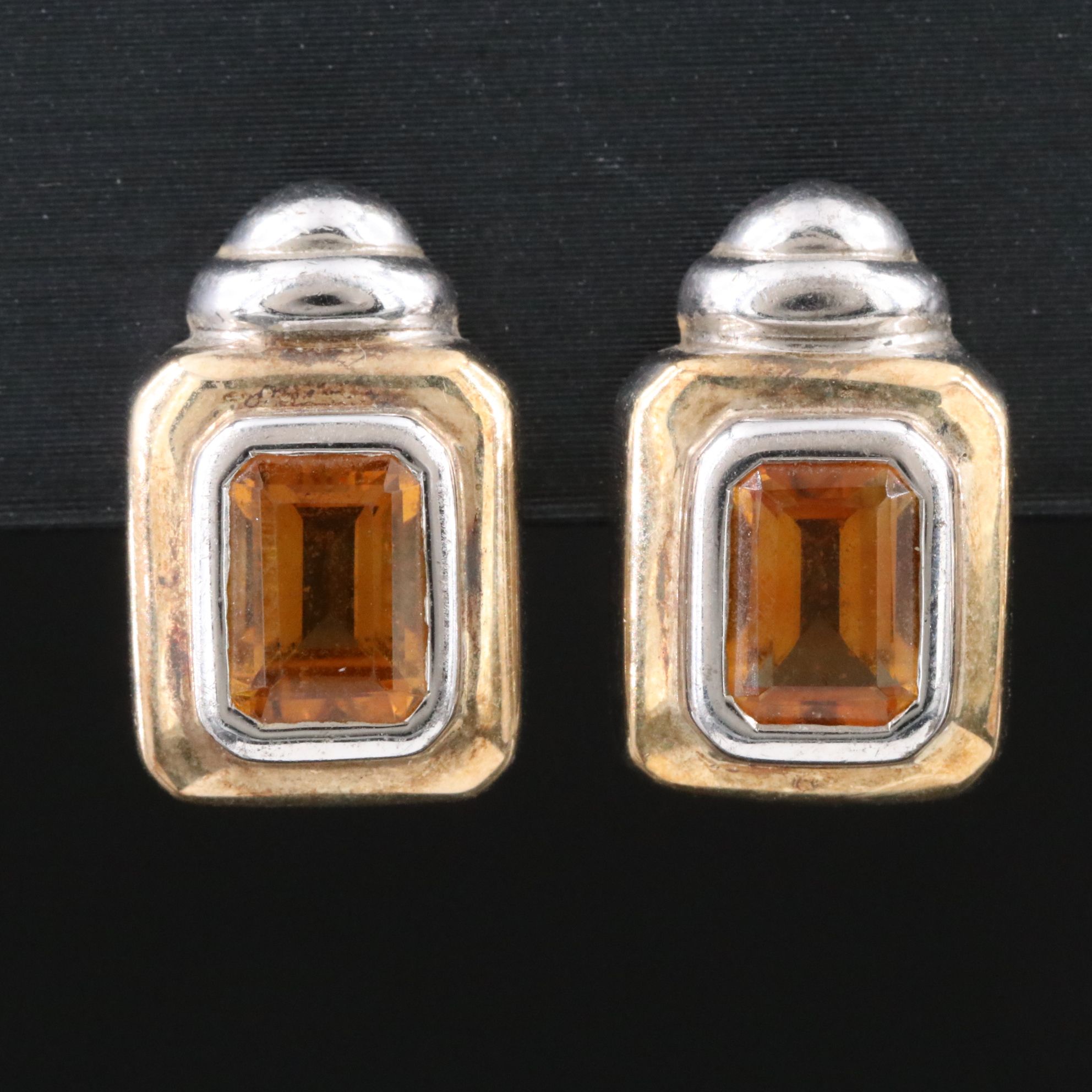 Sterling Gemstone Earring Selection with 18K Accents