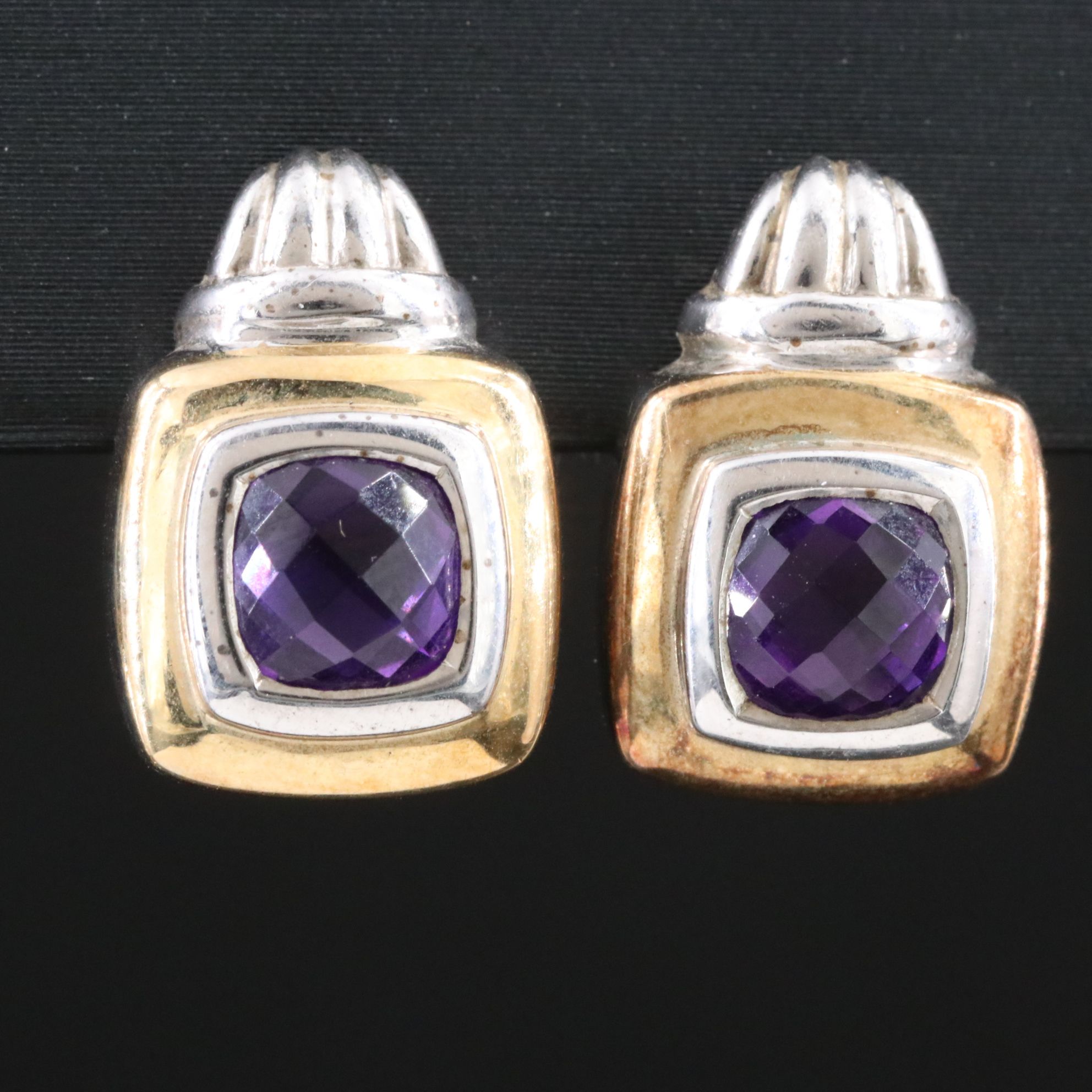 Sterling Gemstone Earring Selection with 18K Accents