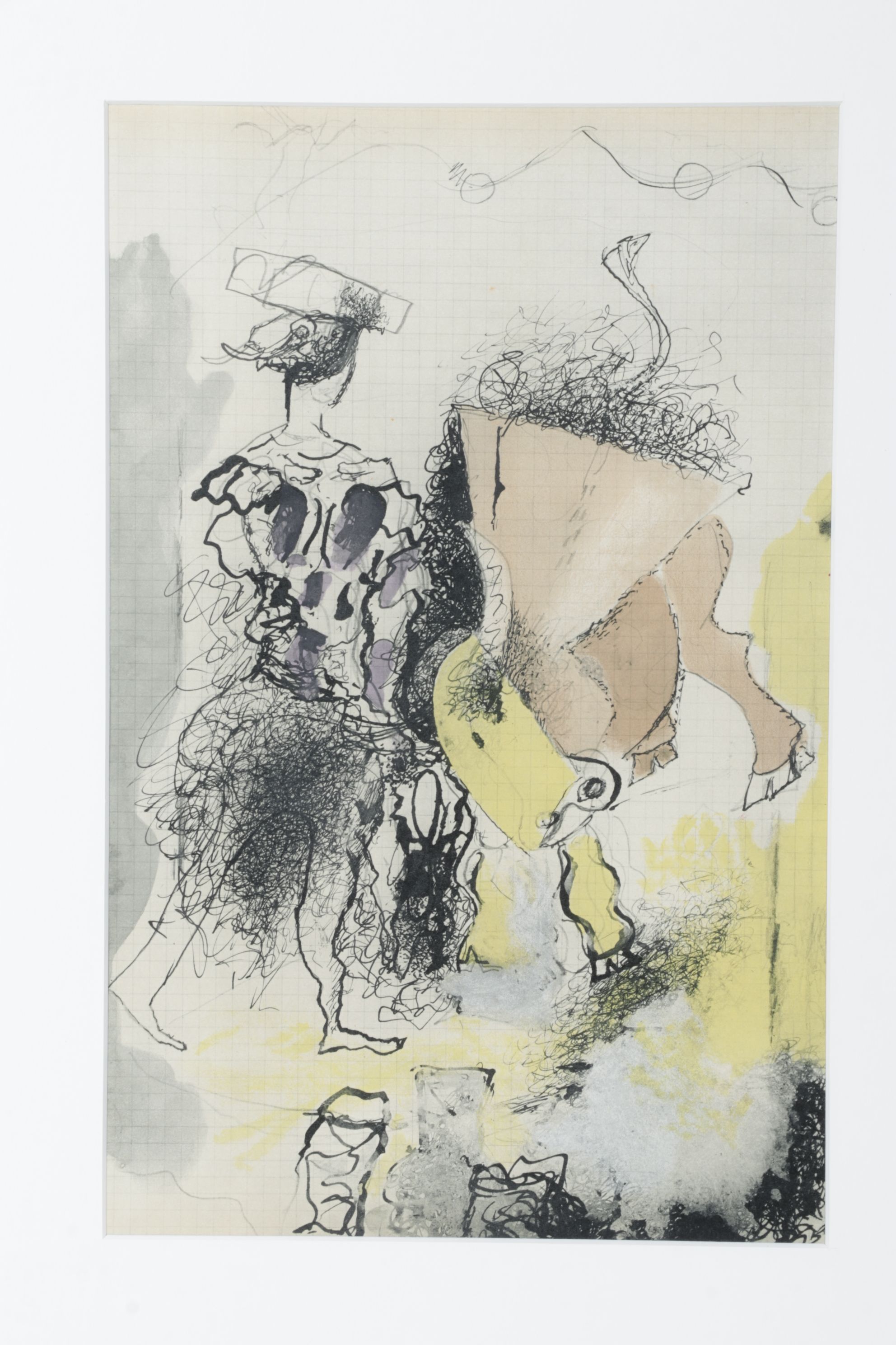 Color Lithograph After Georges Braque "Matador and Bull IV", 1955