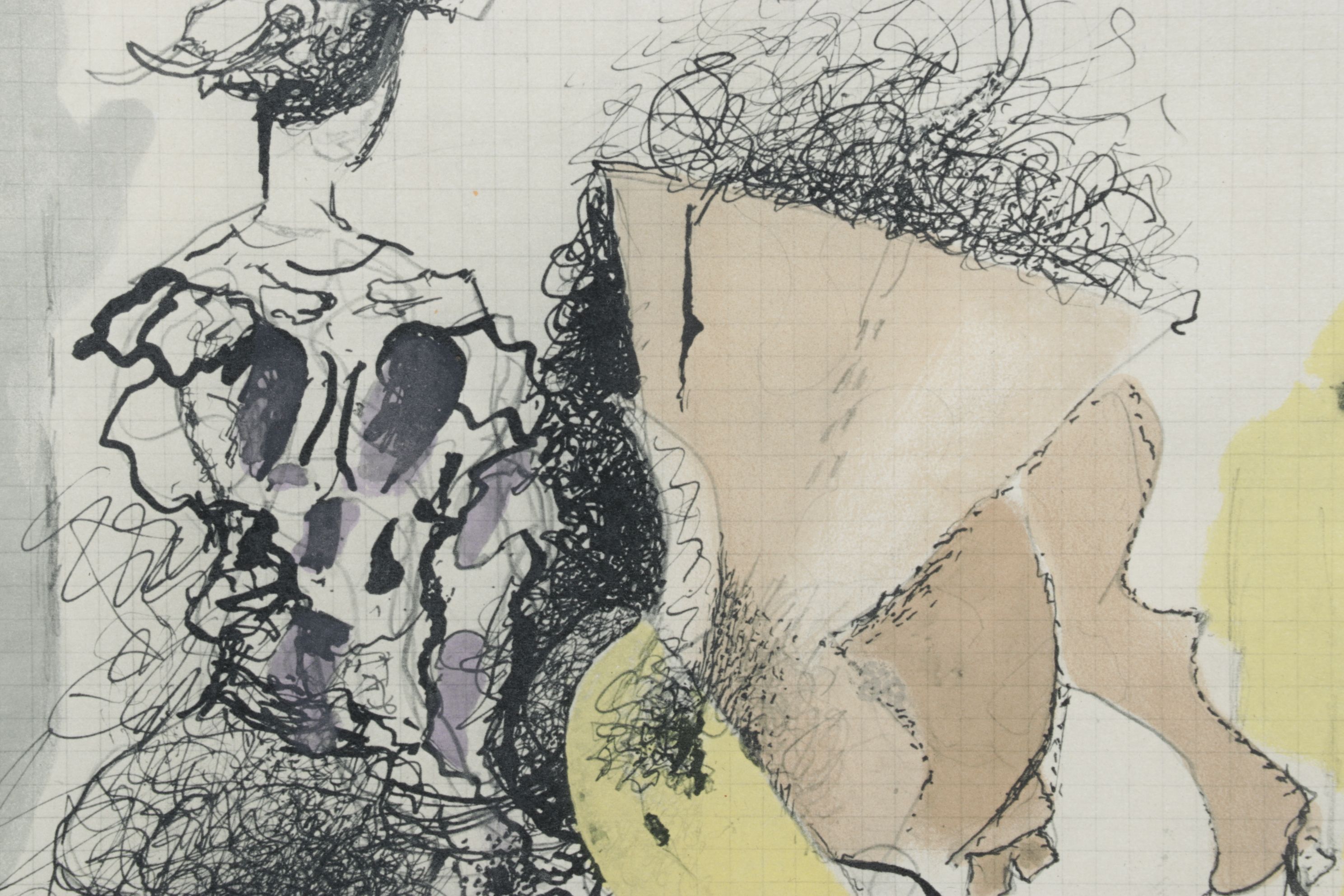 Color Lithograph After Georges Braque "Matador and Bull IV", 1955