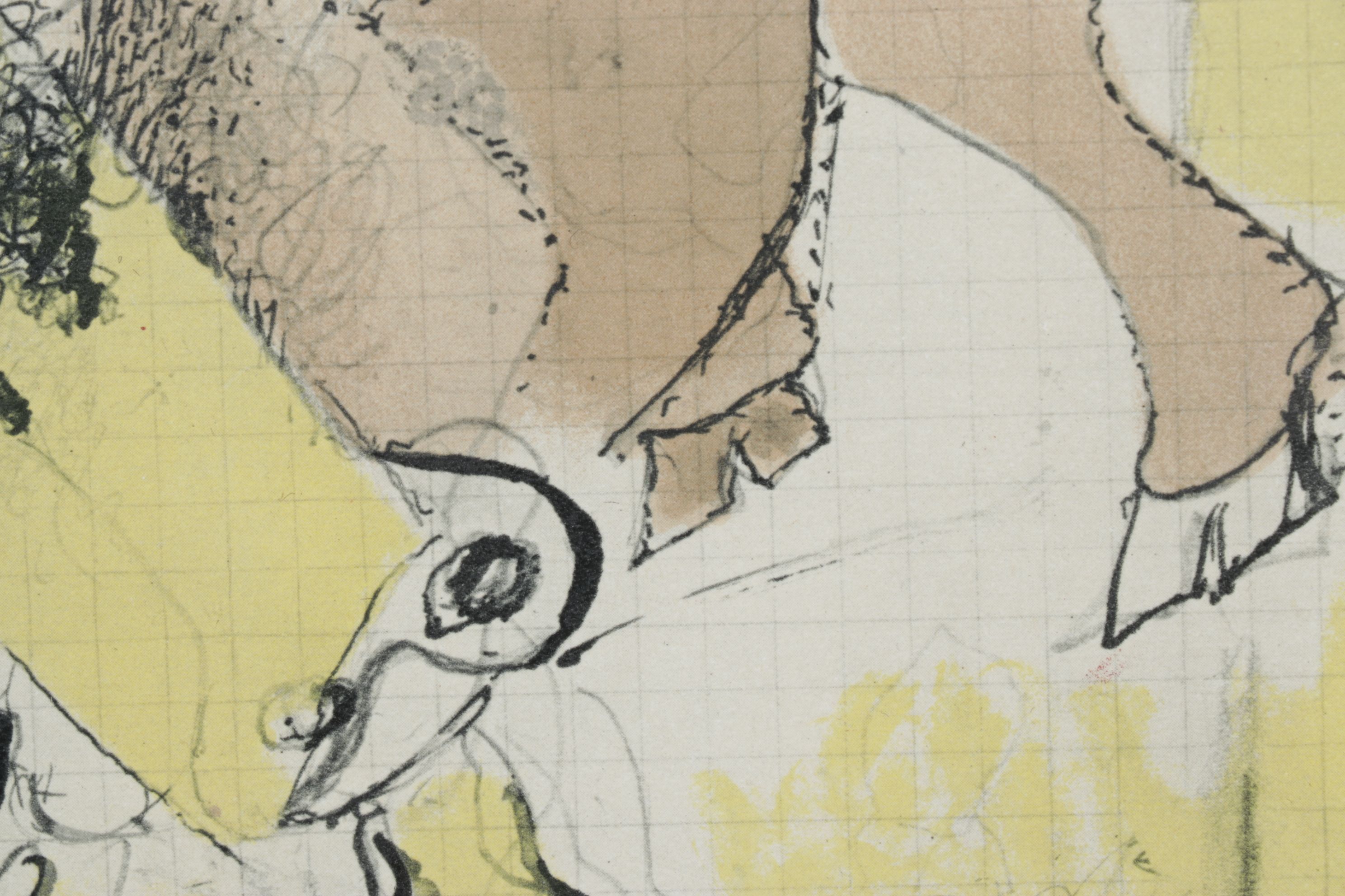 Color Lithograph After Georges Braque "Matador and Bull IV", 1955