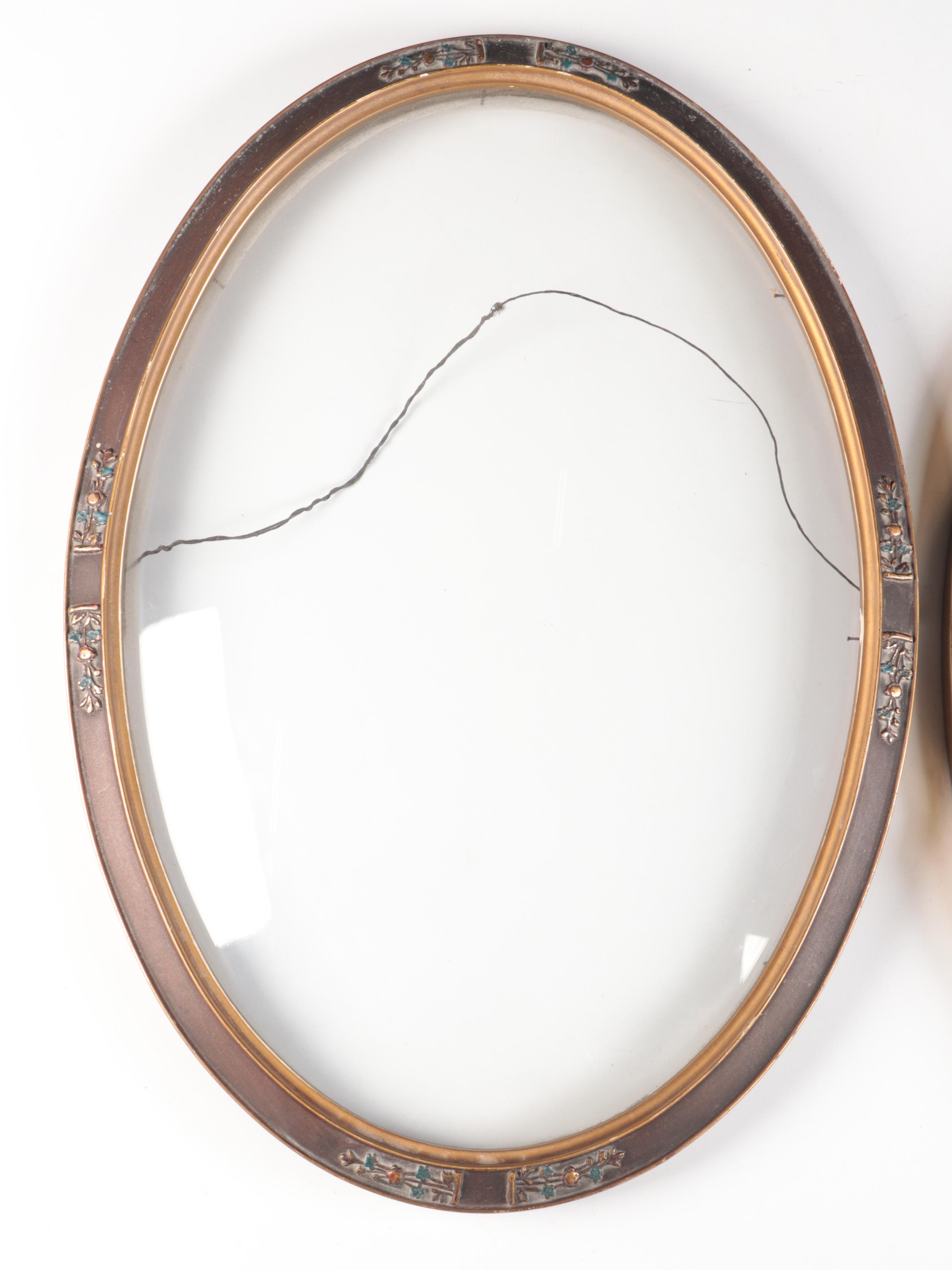 Portrait Photogravure of Man in Navy Uniform with Frame