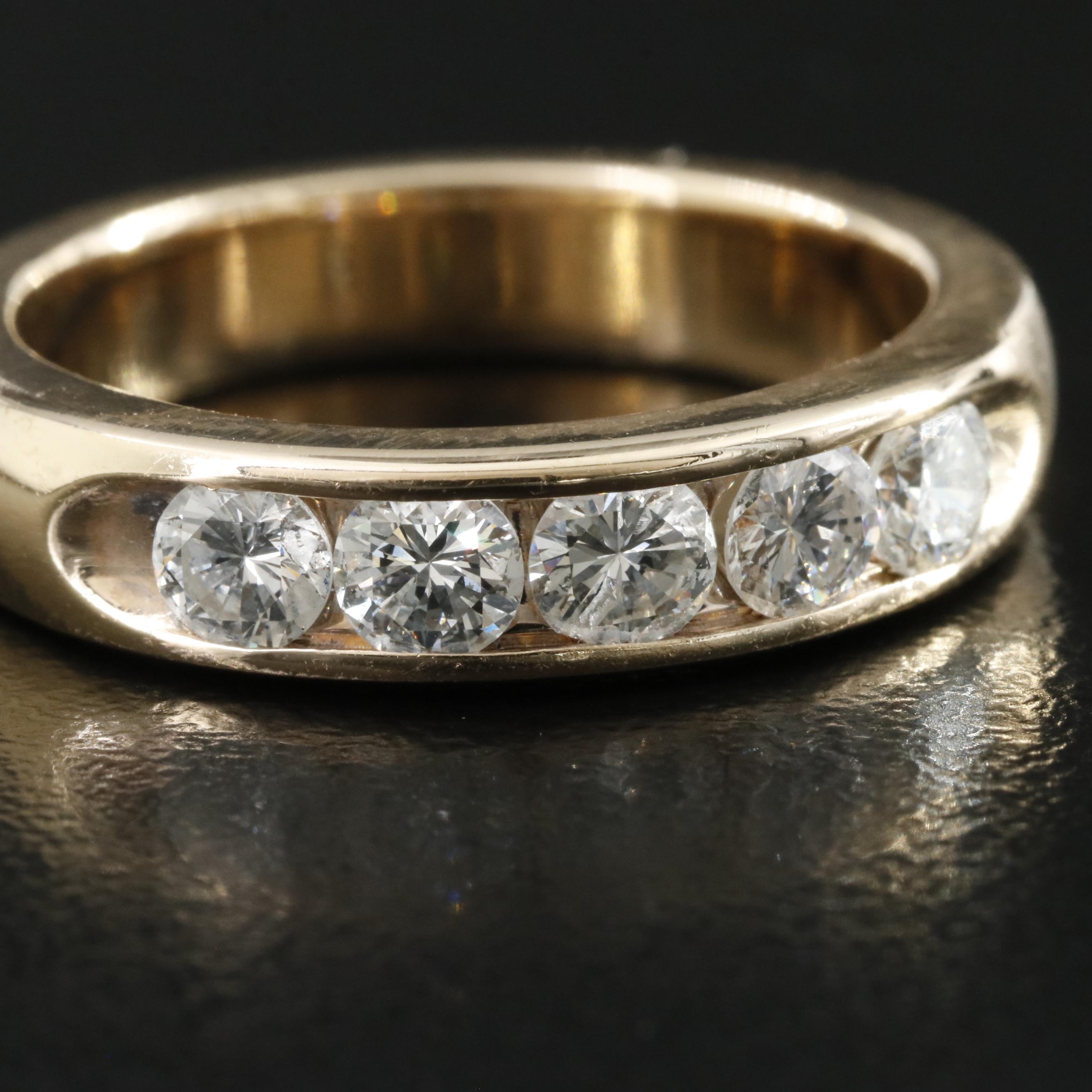 14K 0.76 CTW Diamond Ring