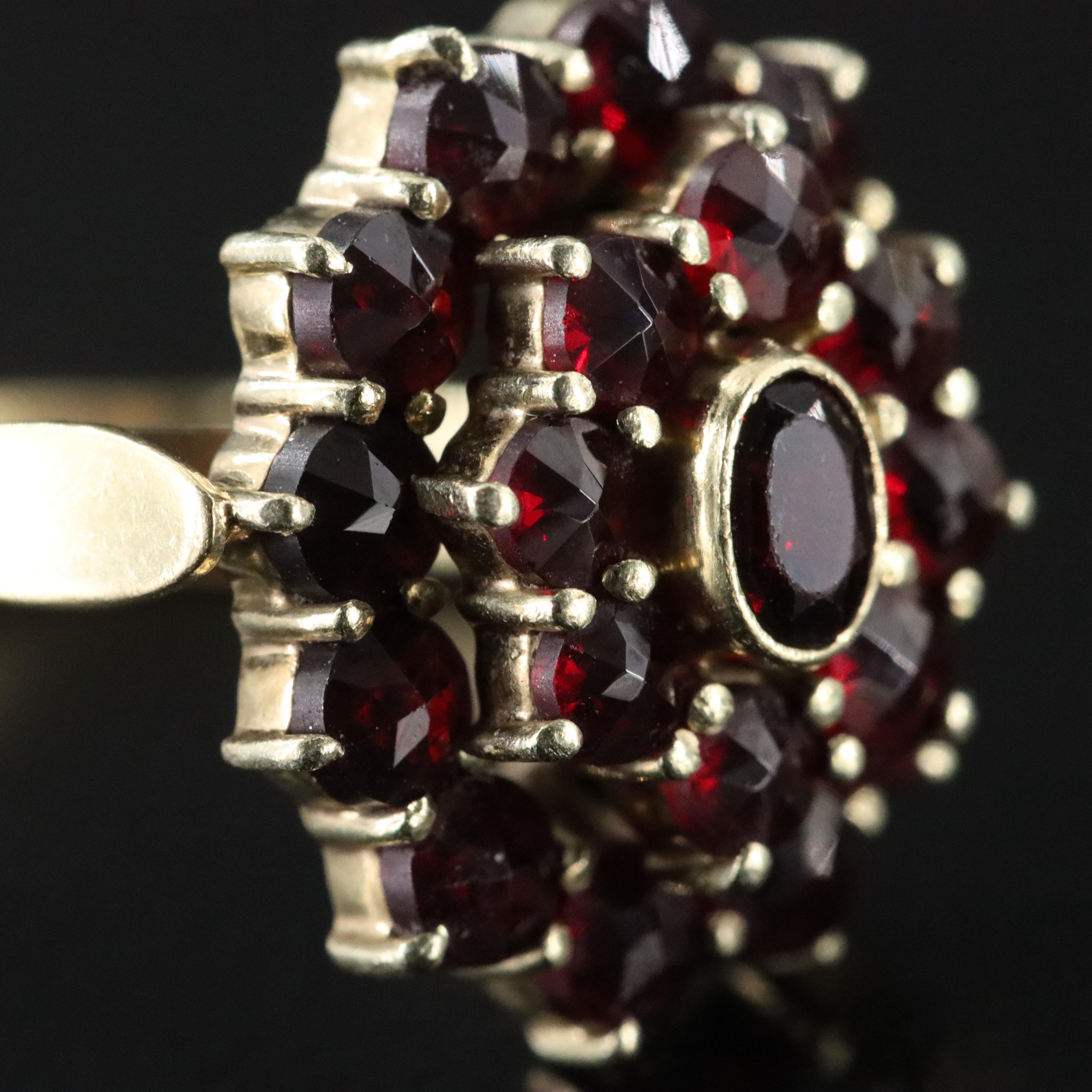 14K Garnet Ring