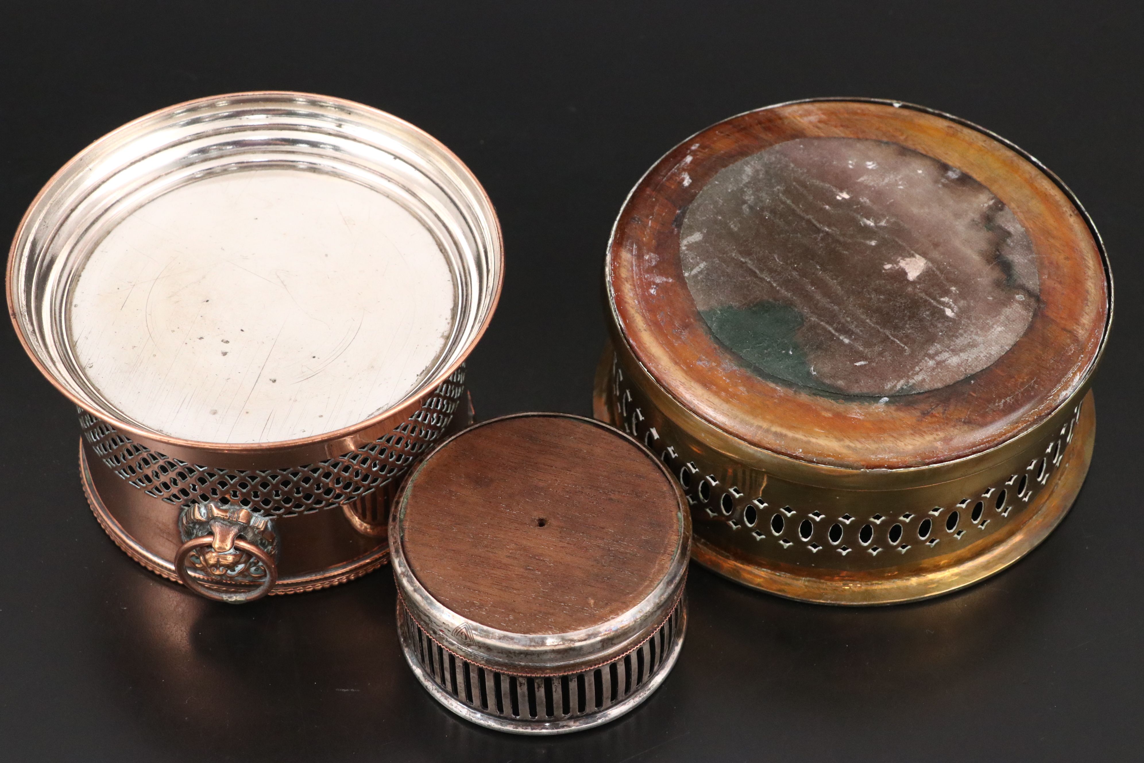 Stieff Pewter with Other Decanter Tags and Barware, Mid to Late 20th Century
