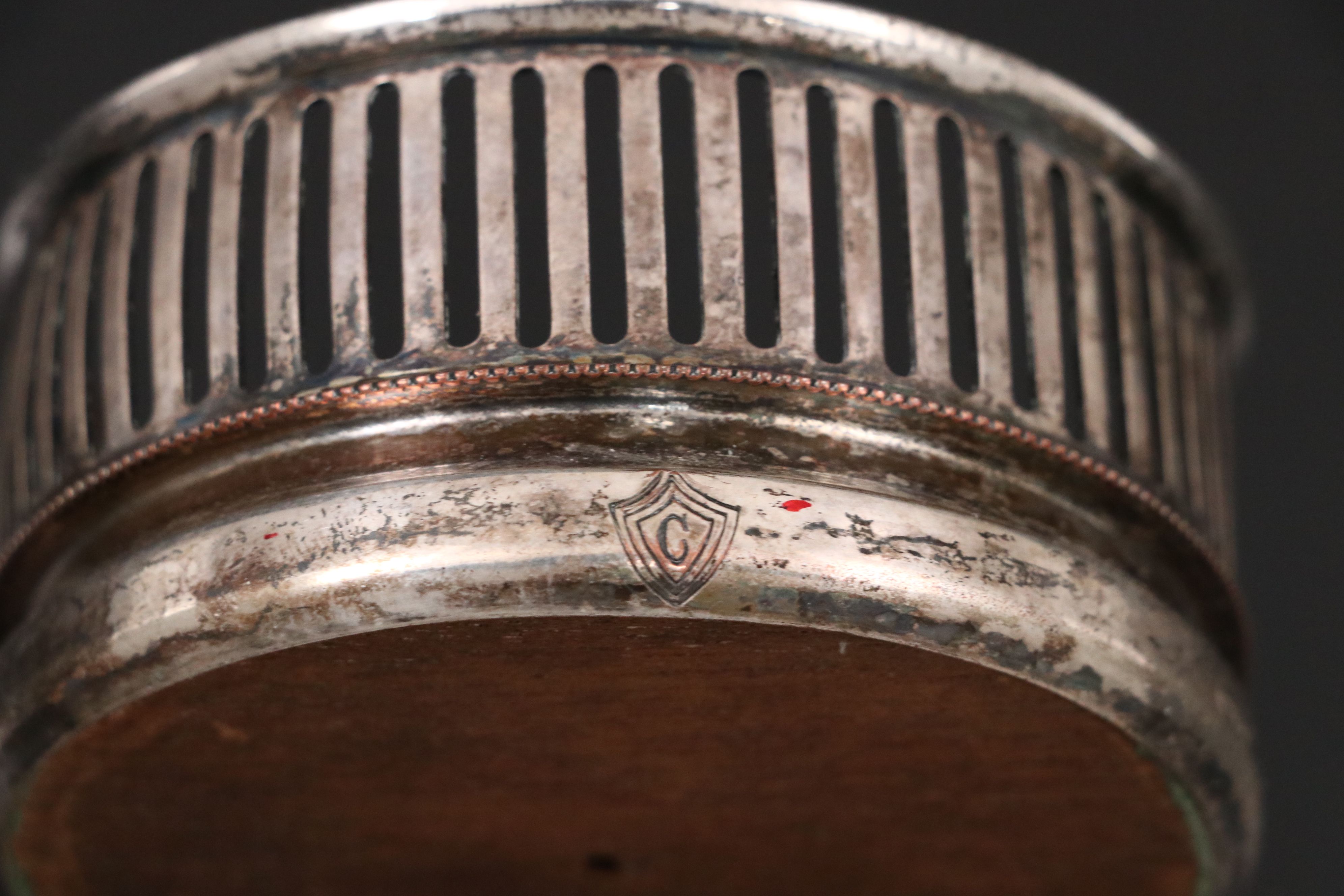 Stieff Pewter with Other Decanter Tags and Barware, Mid to Late 20th Century