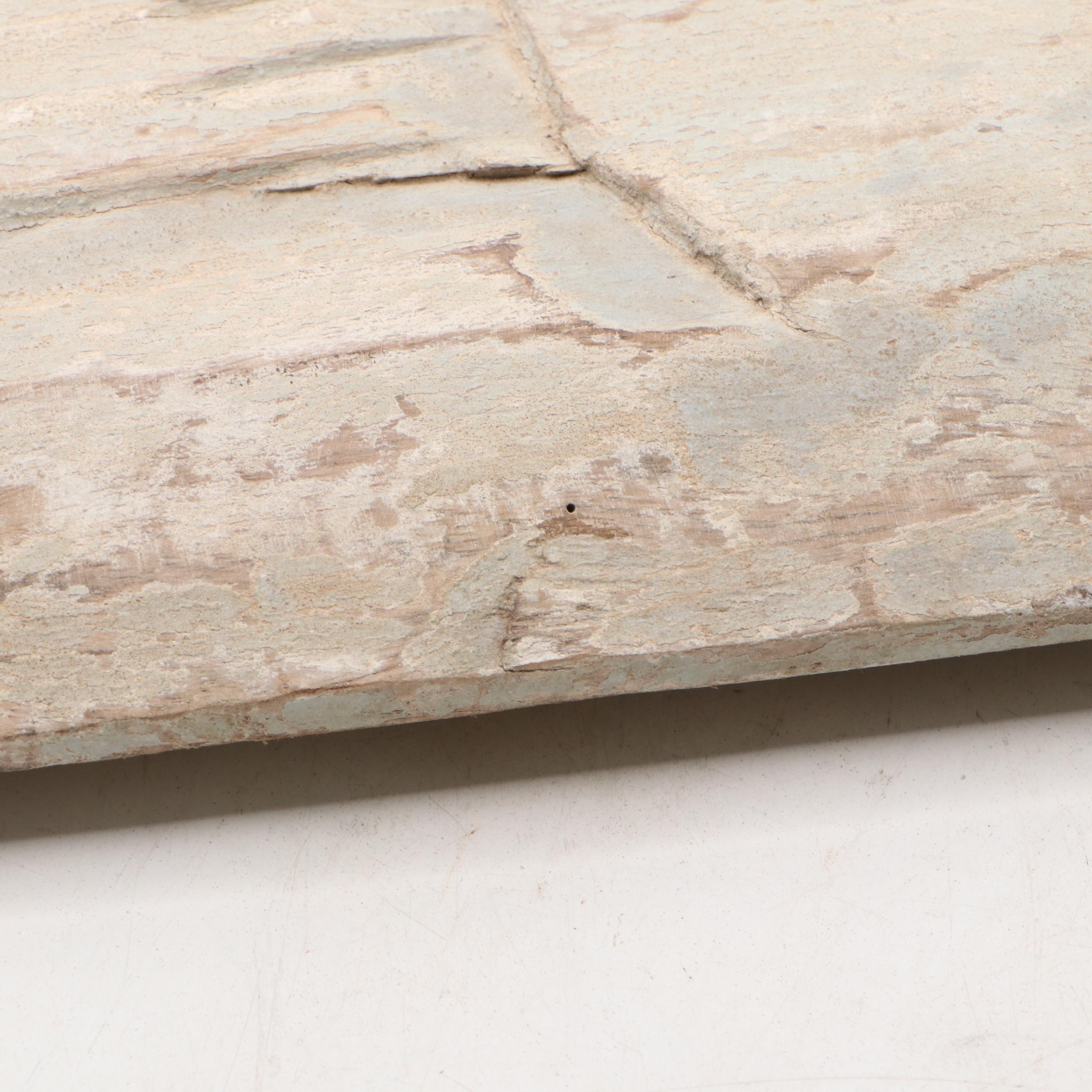 Indonesian Hand-Carved Painted Wood Fish Wall Décor