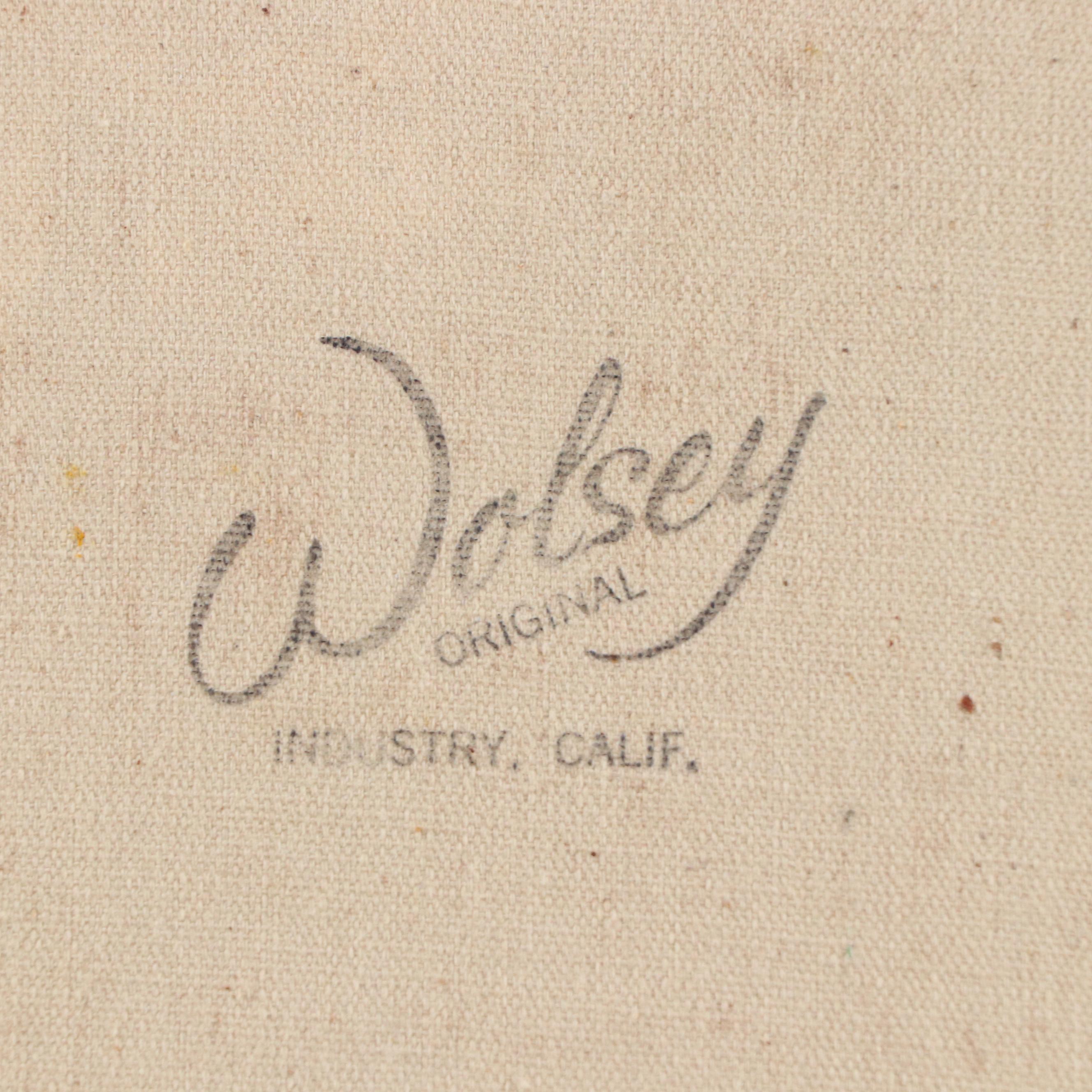 M. Lanier Oil Painting of Figures in Street Scene, Late 20th Century