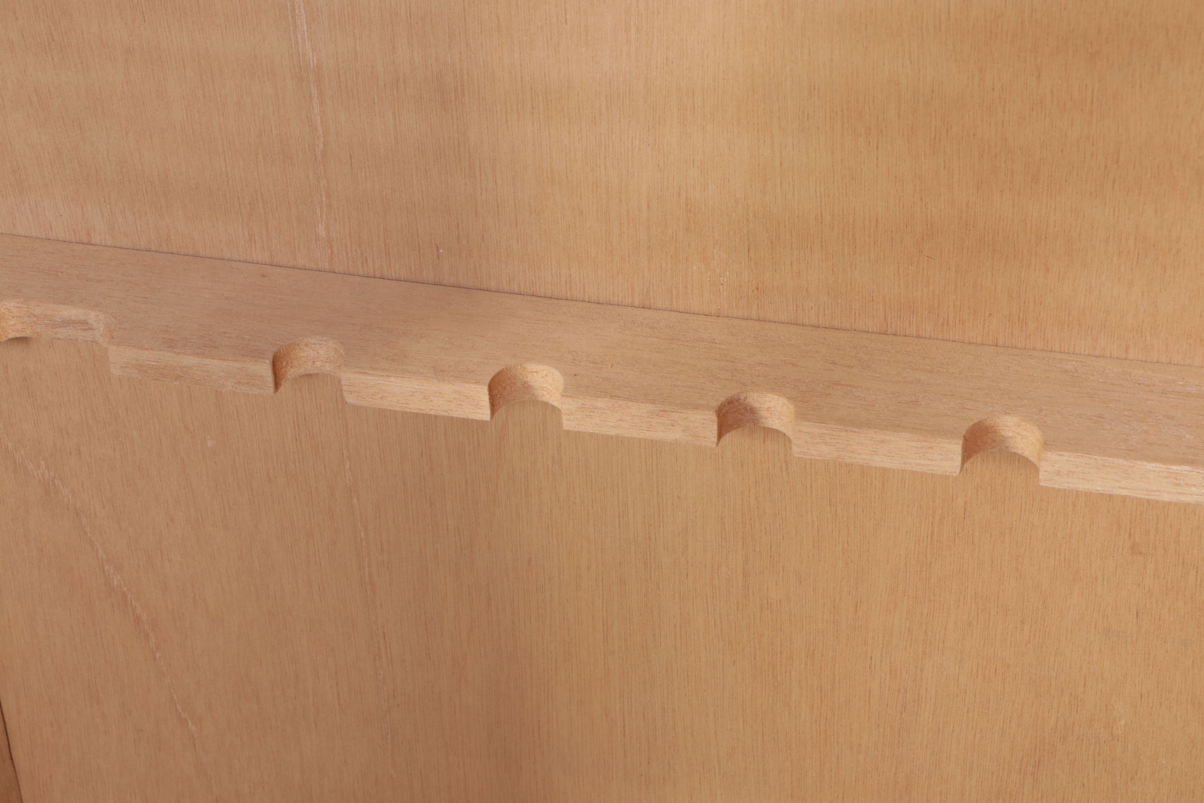 Pine and Glass Gun Cabinet