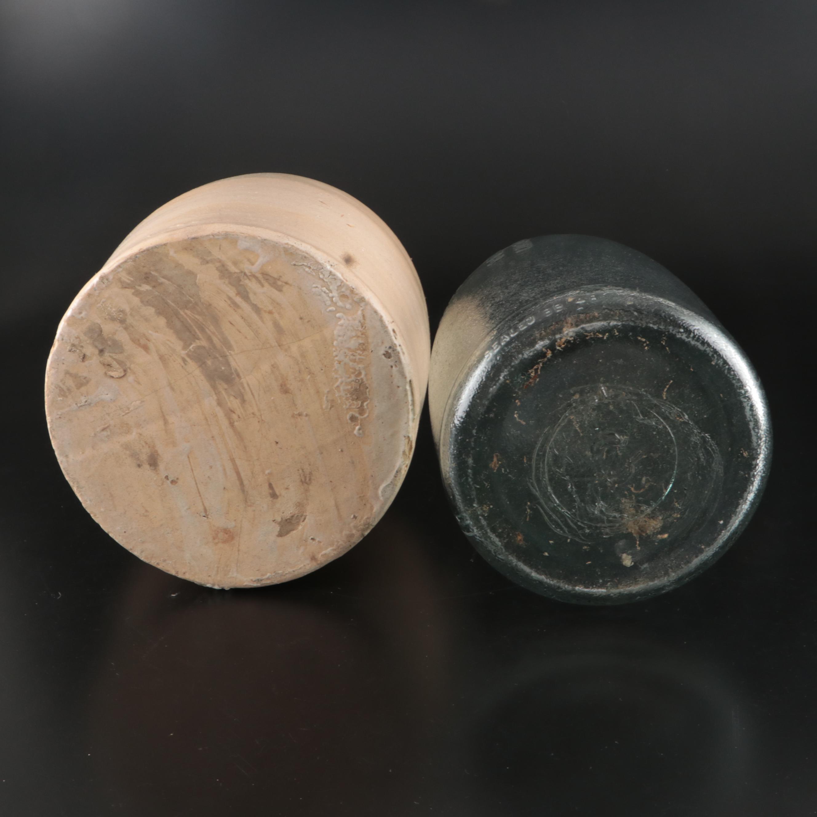 8-Quart Glass Jug, Stoneware Crock, and More Food Storage