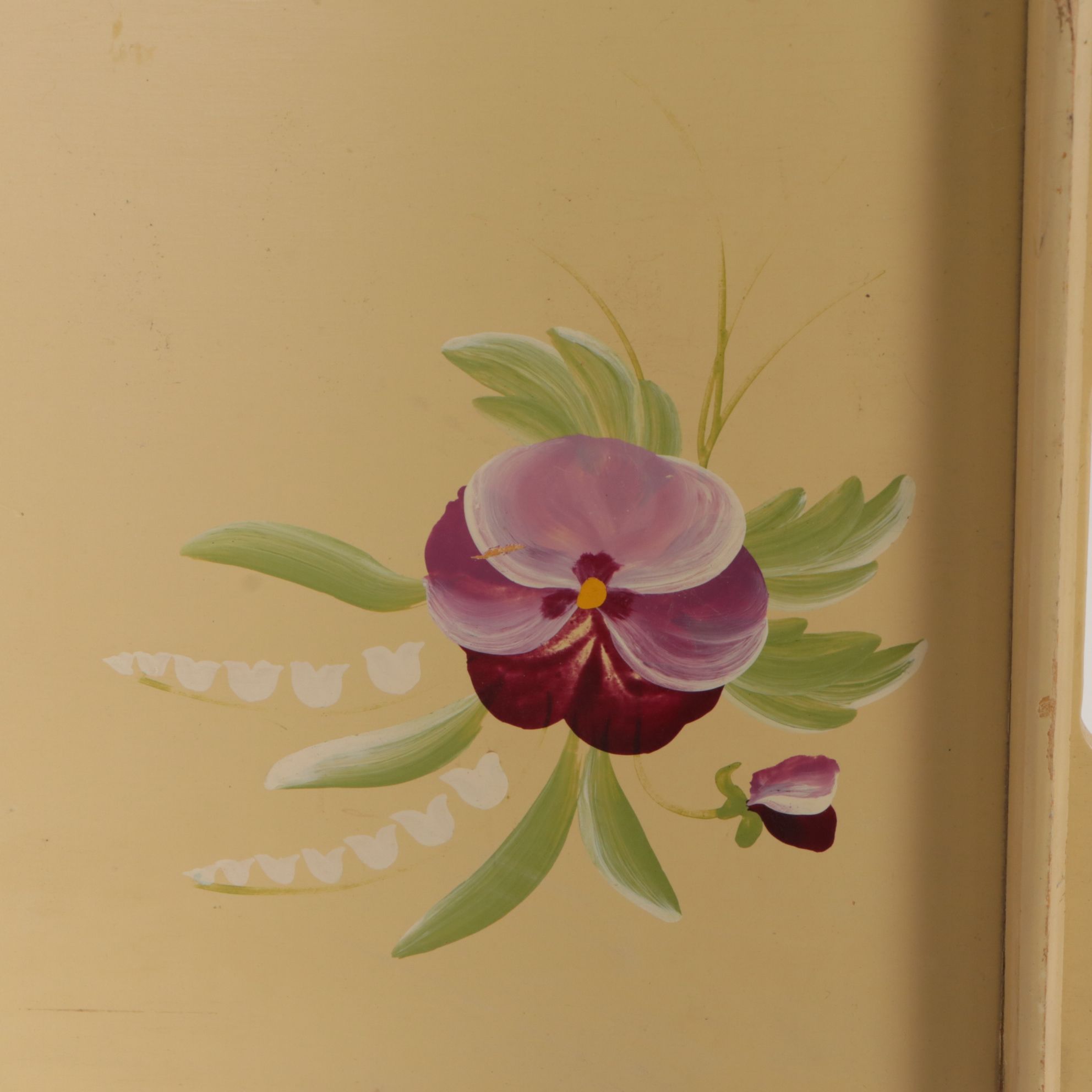 General Wood Products "The Golden Rule" Line Folding Breakfast Tray, 1940s-1950s