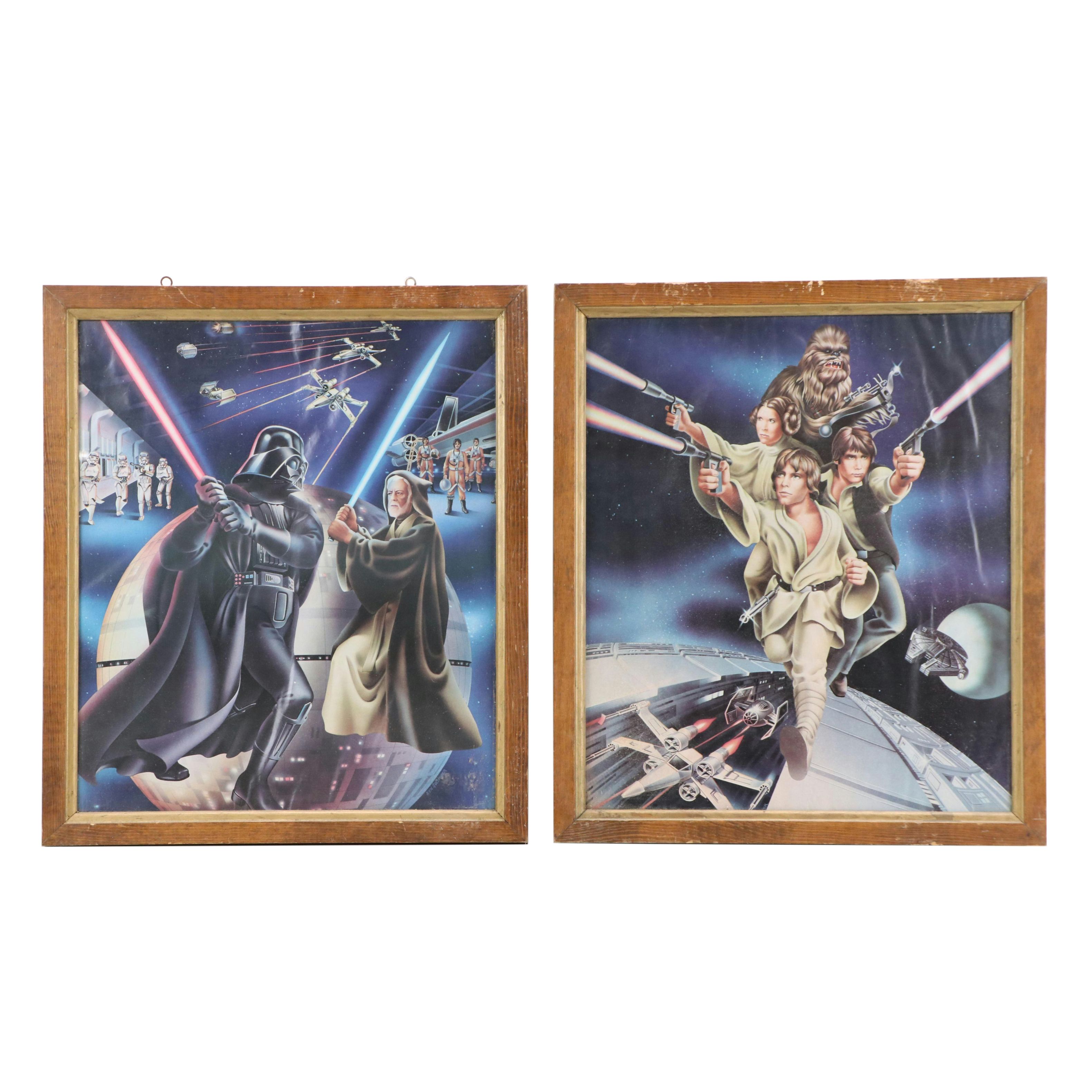 Star Wars Offset Lithograph Illustration Posters by Procter & Gamble, 1978